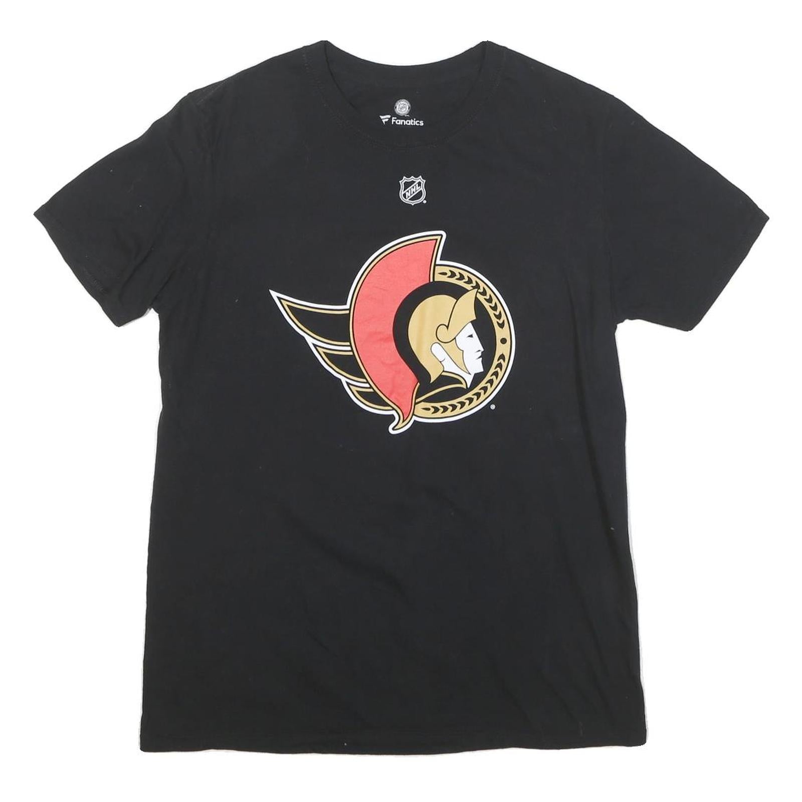 Buy FANATICS Mens Black NHL Graphic T-Shirt M Short Sleeve Crew Neck Stuetzle 18 Refurbished - $12.99 FANATICS Mens Black NHL Graphic T-Shirt M Short Sleeve Crew Neck Stuetzle 18 Refurbished - N/A refurbished available on Cerqular