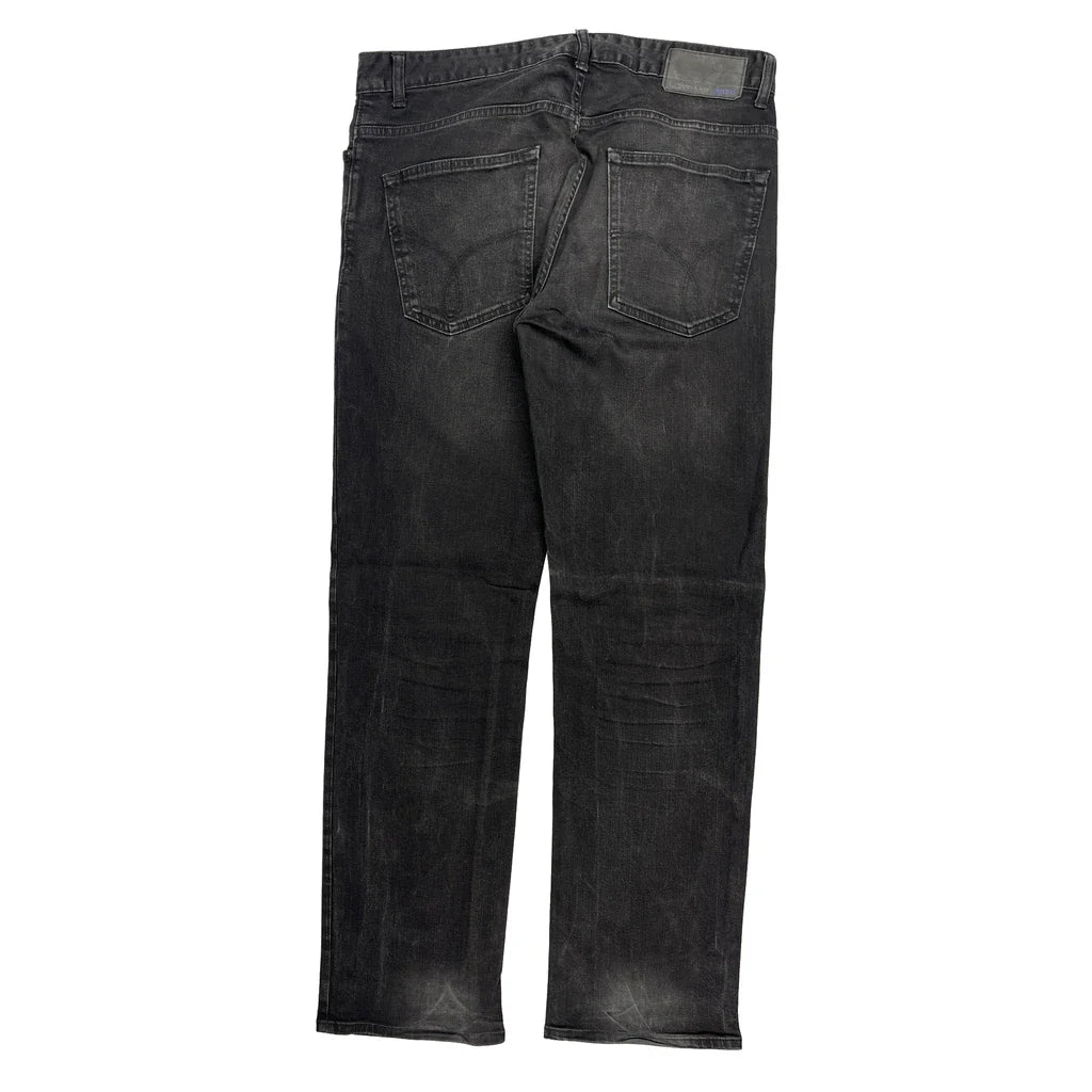Calvin Klein Jeans Jeans - 36W 32L Black Cotton Blend Refurbished - Thrifted (note: this is a term often used to describe second- refurbished available on Cerqular
