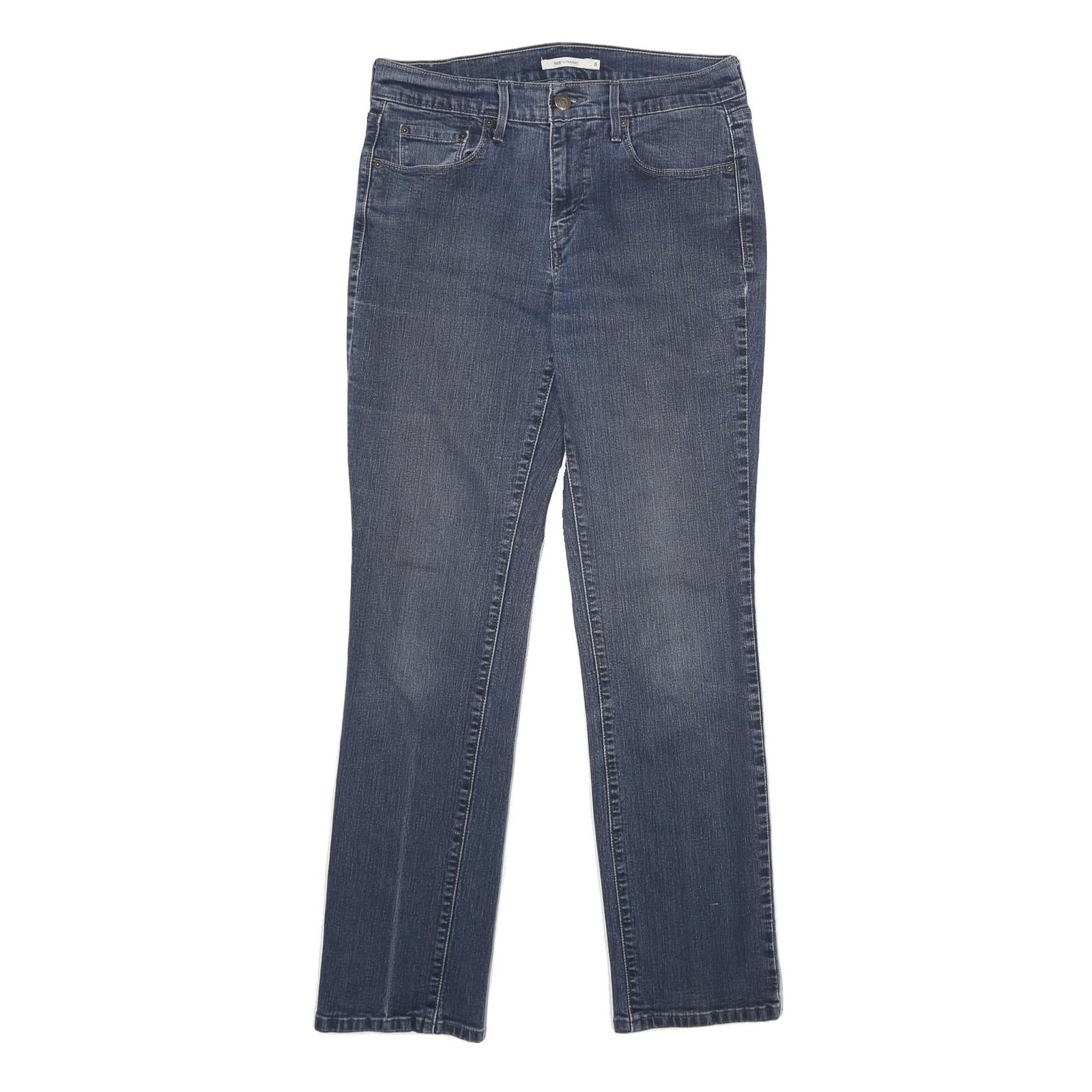 LEVI'S 505 Womens Jeans Blue Regular Straight Denim Medium W29 L32 Classic Style Refurbished - N/A refurbished available on Cerqular