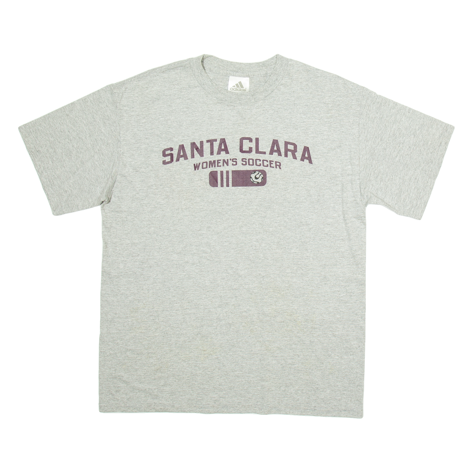 ADIDAS Santa Clara Womens T-Shirt Grey USA S Refurbished - N/A refurbished available on Cerqular