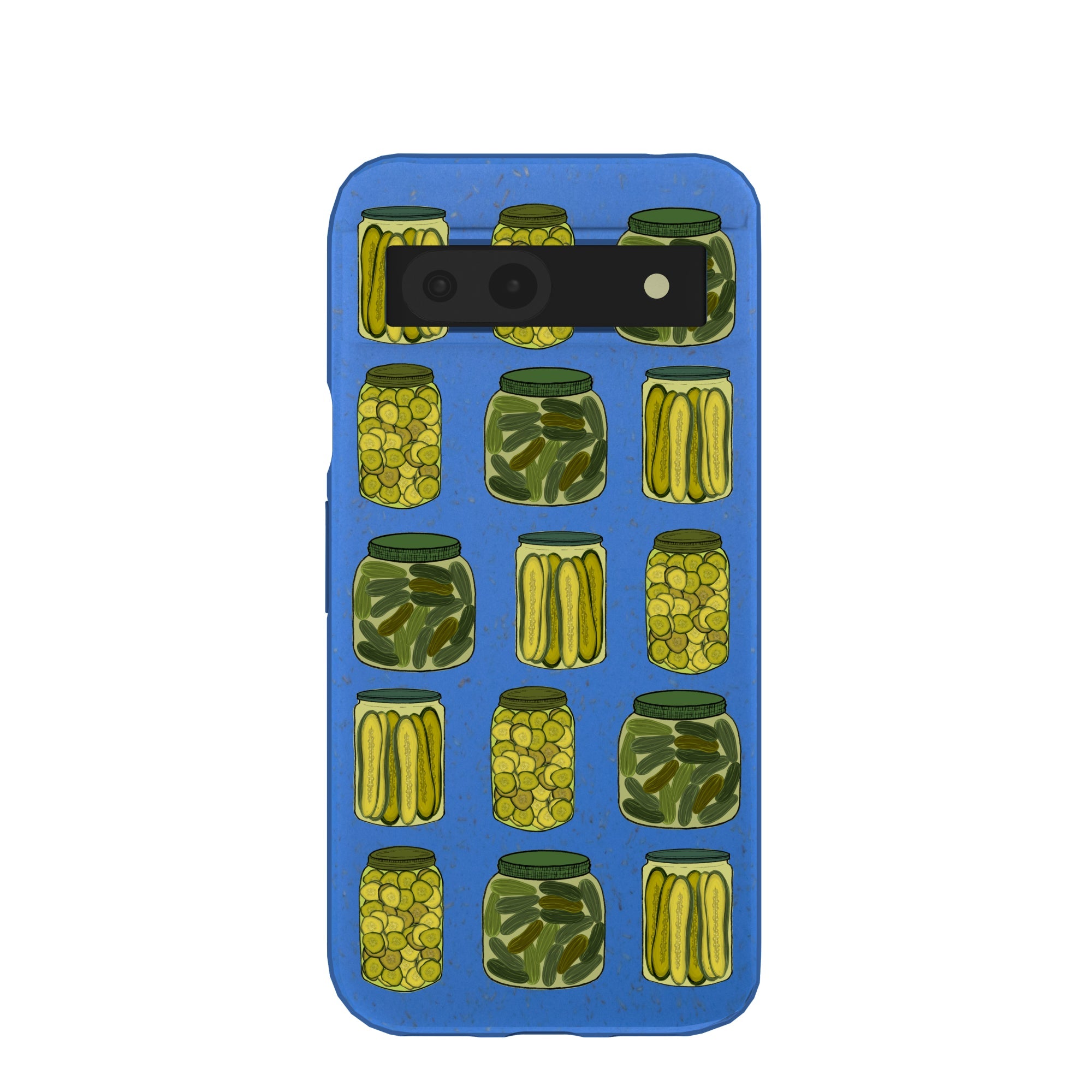 Electric Blue Pickling Pickles Google Pixel 8a Case Refurbished - Pela Case refurbished available on Cerqular