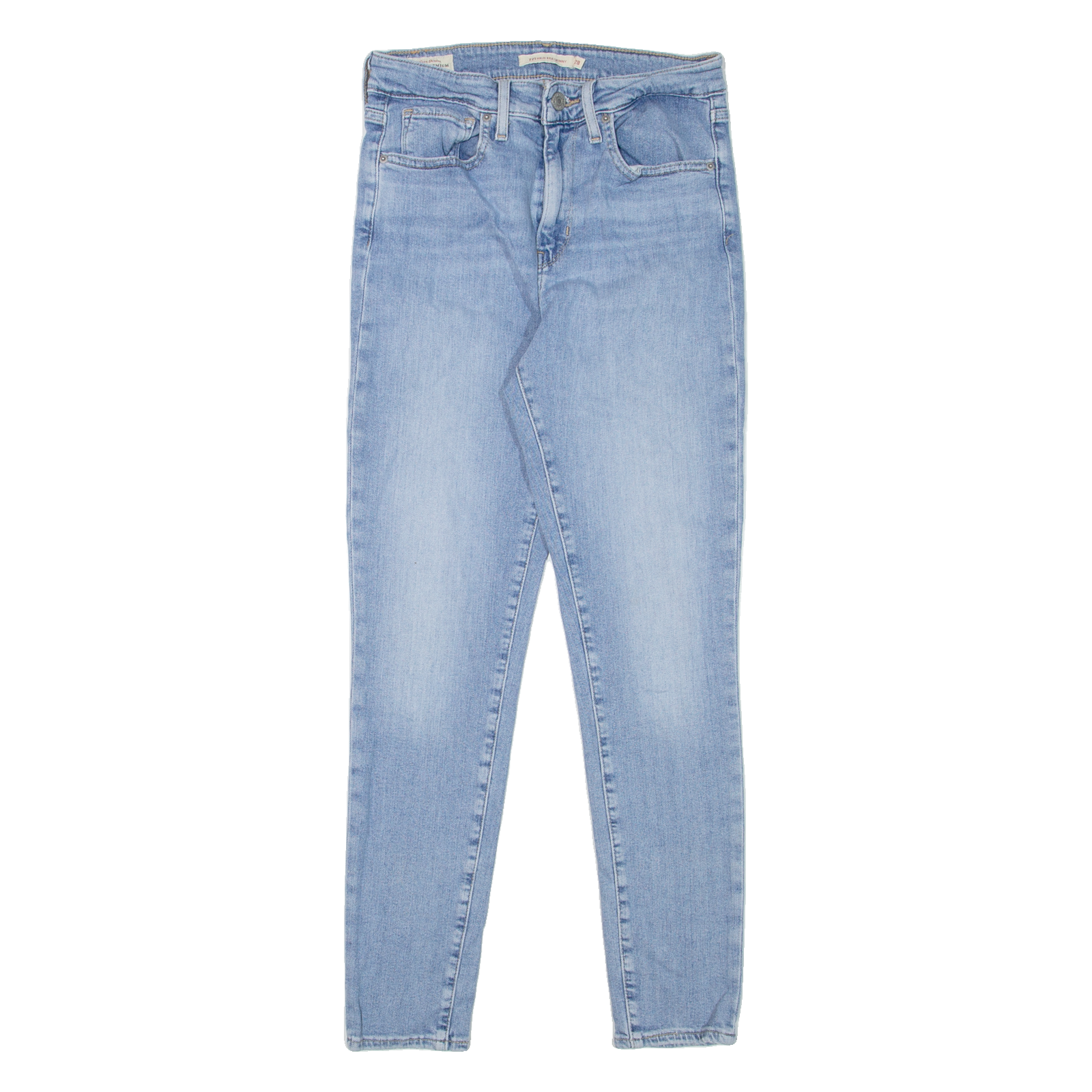 LEVI'S 721 High Rise Premium Womens Jeans Blue Slim Skinny Stone Wash W25 L28 Refurbished - N/A refurbished available on Cerqular