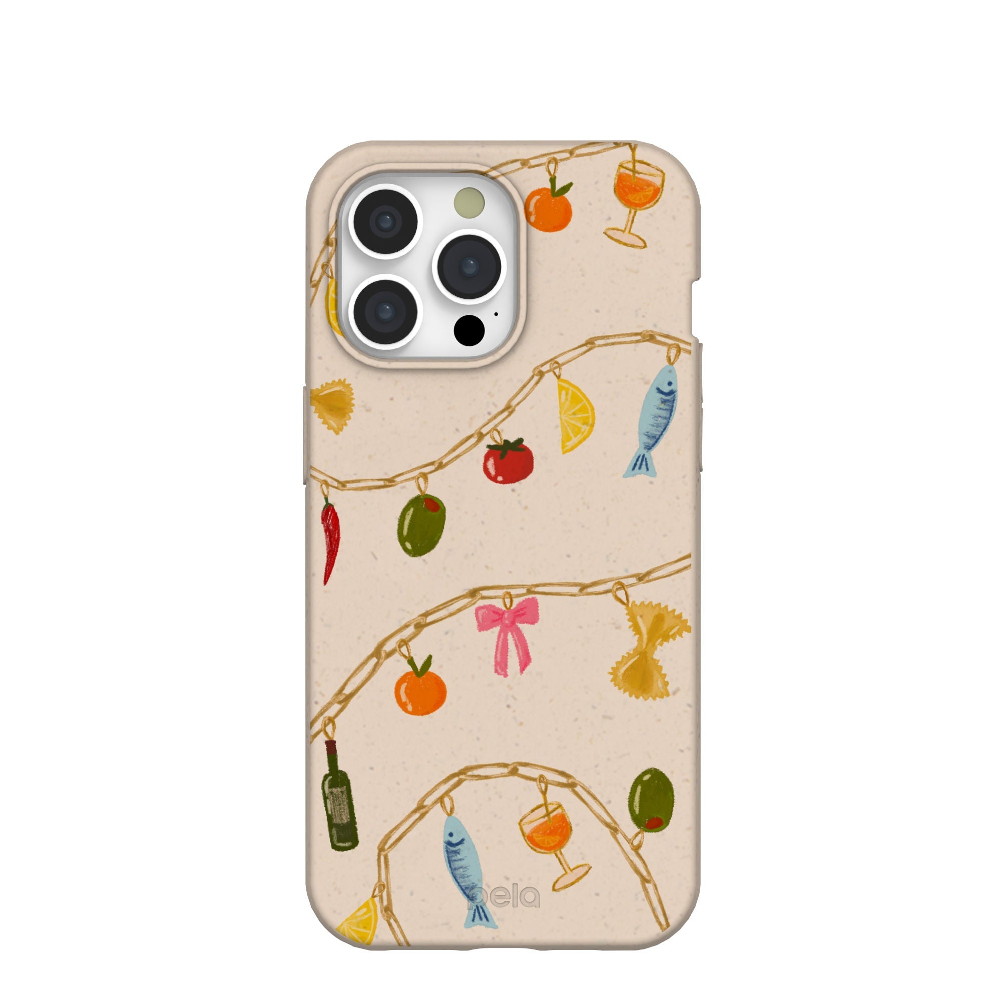 Seashell Dolce Summer iPhone 15 Pro Max Case Refurbished - Pela Case refurbished available on Cerqular