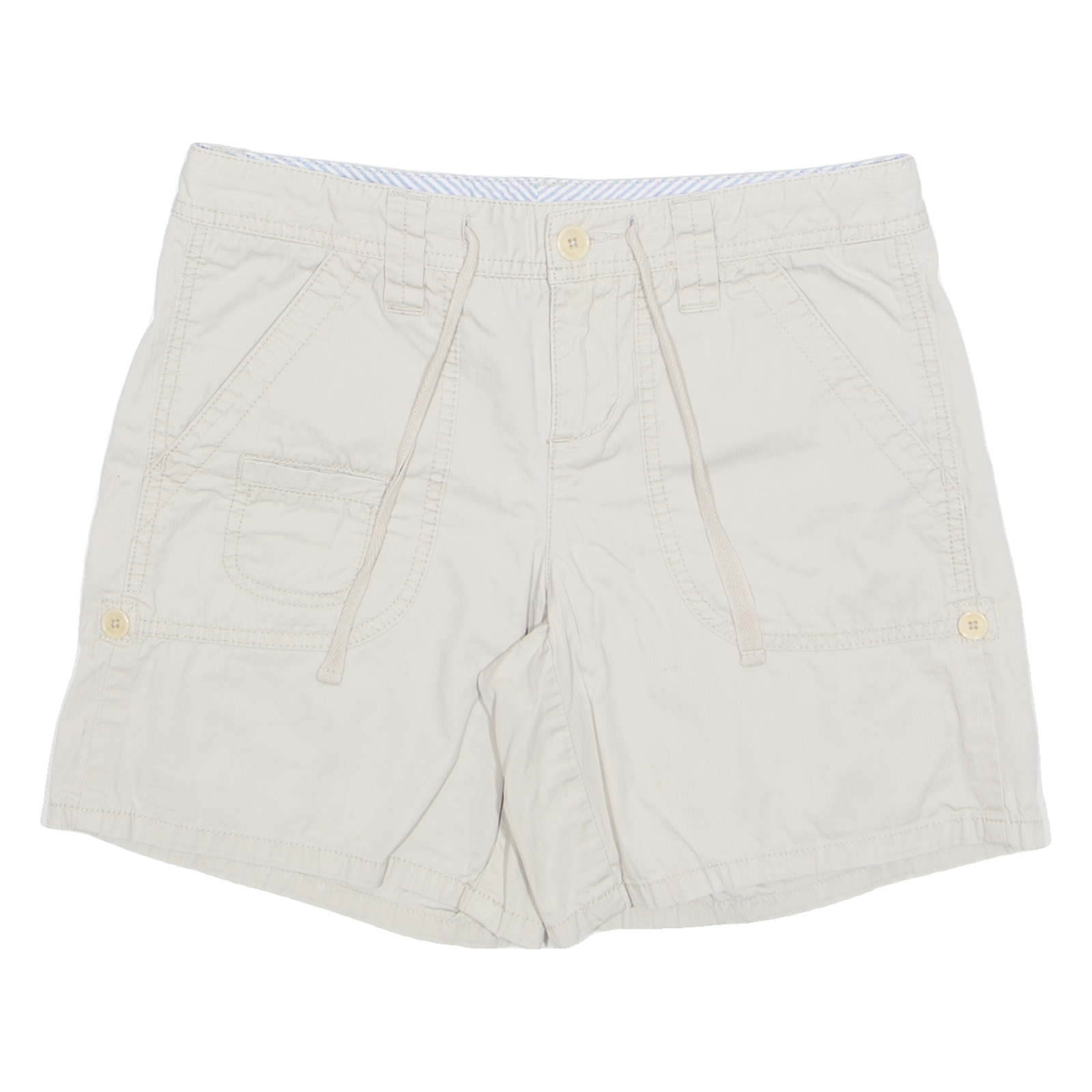 TOMMY HILFIGER Womens Cargo Shorts Beige UK 8 W31 Refurbished - N/A refurbished available on Cerqular