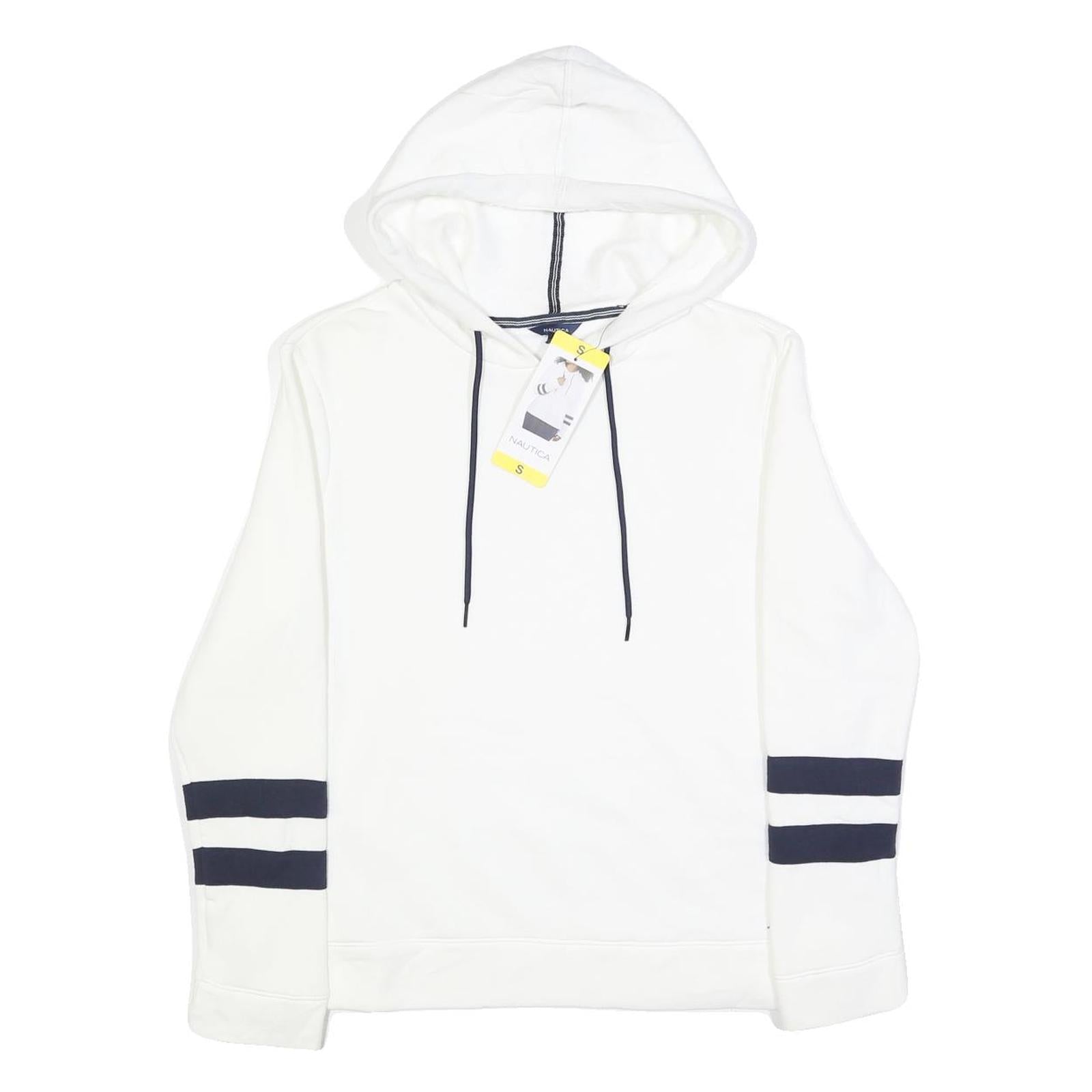Buy NAUTICA Womens White & Navy Hoodie S Cotton Blend Casual Hooded Sweatshirt Refurbished - $33.79 NAUTICA Womens White & Navy Hoodie S Cotton Blend Casual Hooded Sweatshirt Refurbished - N/A refurbished available on Cerqular