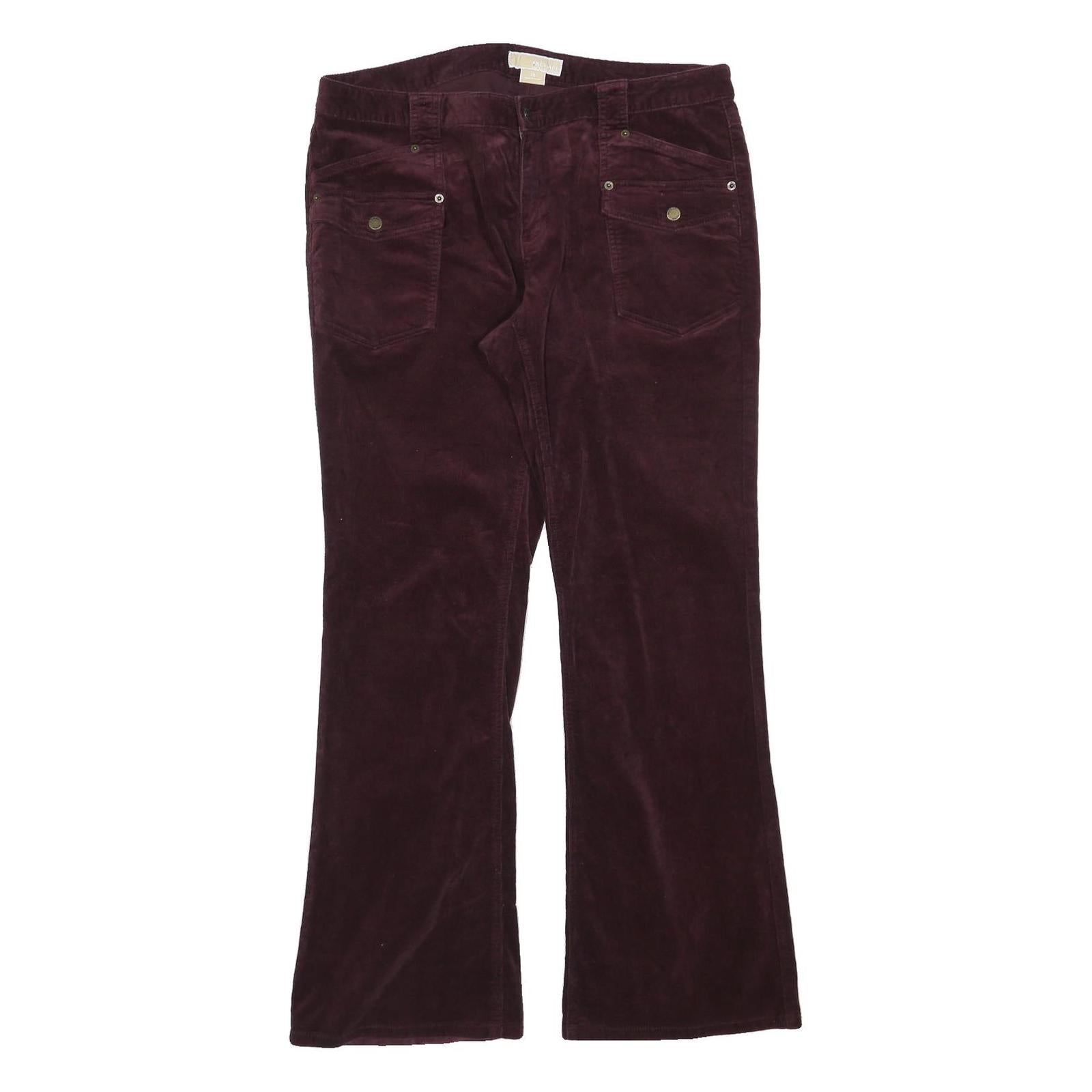 Buy MICHAEL KORS Womens Cotton Blend Burgundy Regular Fit Straight Leg Trousers W38 Refurbished - $58.49 MICHAEL KORS Womens Cotton Blend Burgundy Regular Fit Straight Leg Trousers W38 Refurbished - N/A refurbished available on Cerqular