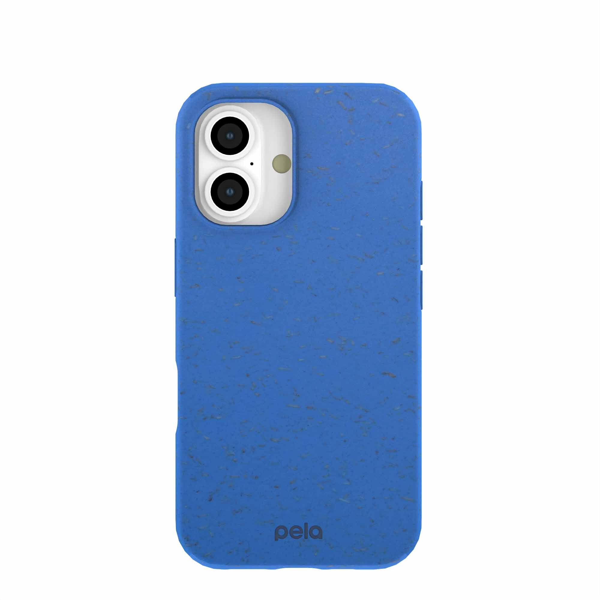 Electric Blue iPhone 16 Case Refurbished - Pela Case refurbished available on Cerqular