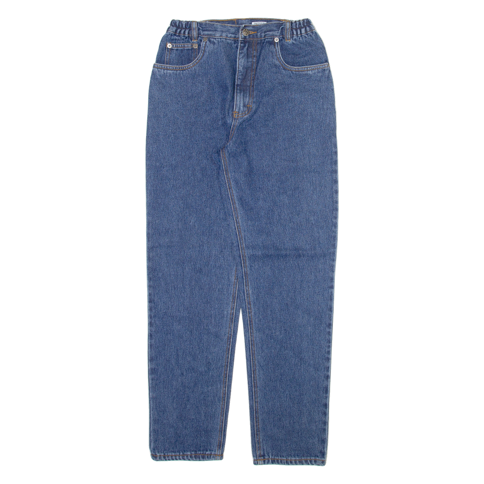 GARRY Womens Jeans Blue Relaxed Tapered W24 L28 Refurbished - N/A refurbished available on Cerqular