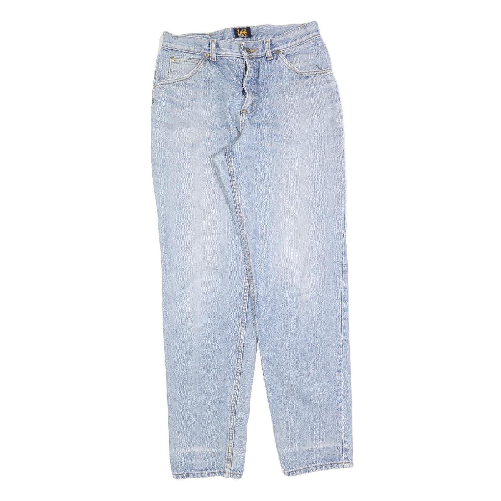 LEE Mens Jeans Blue Regular Straight Denim Light W30 L32 Classic Fit Zip Refurbished - N/A refurbished available on Cerqular
