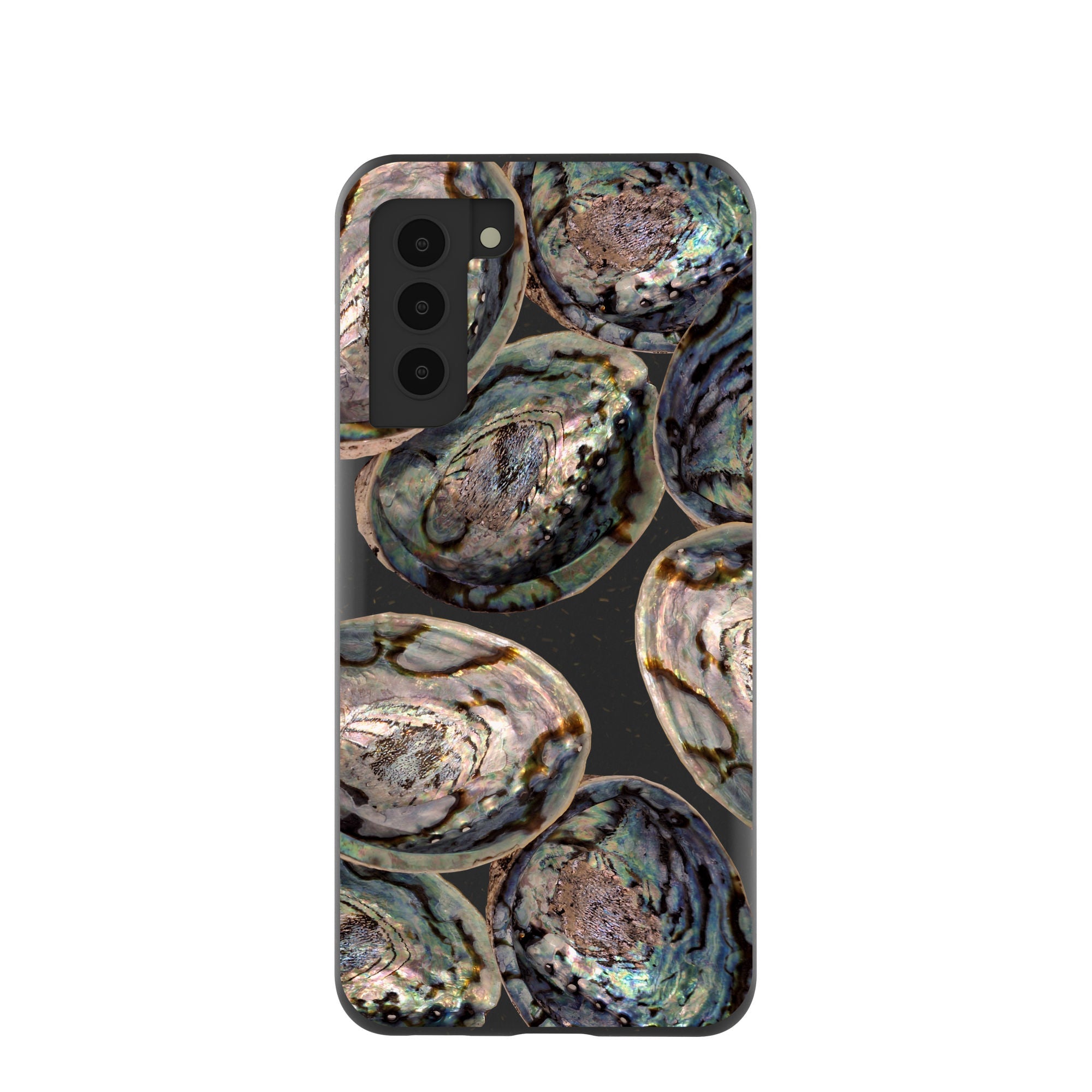 Black Abalone Shells Samsung Galaxy S21 Case Refurbished - Pela Case refurbished available on Cerqular