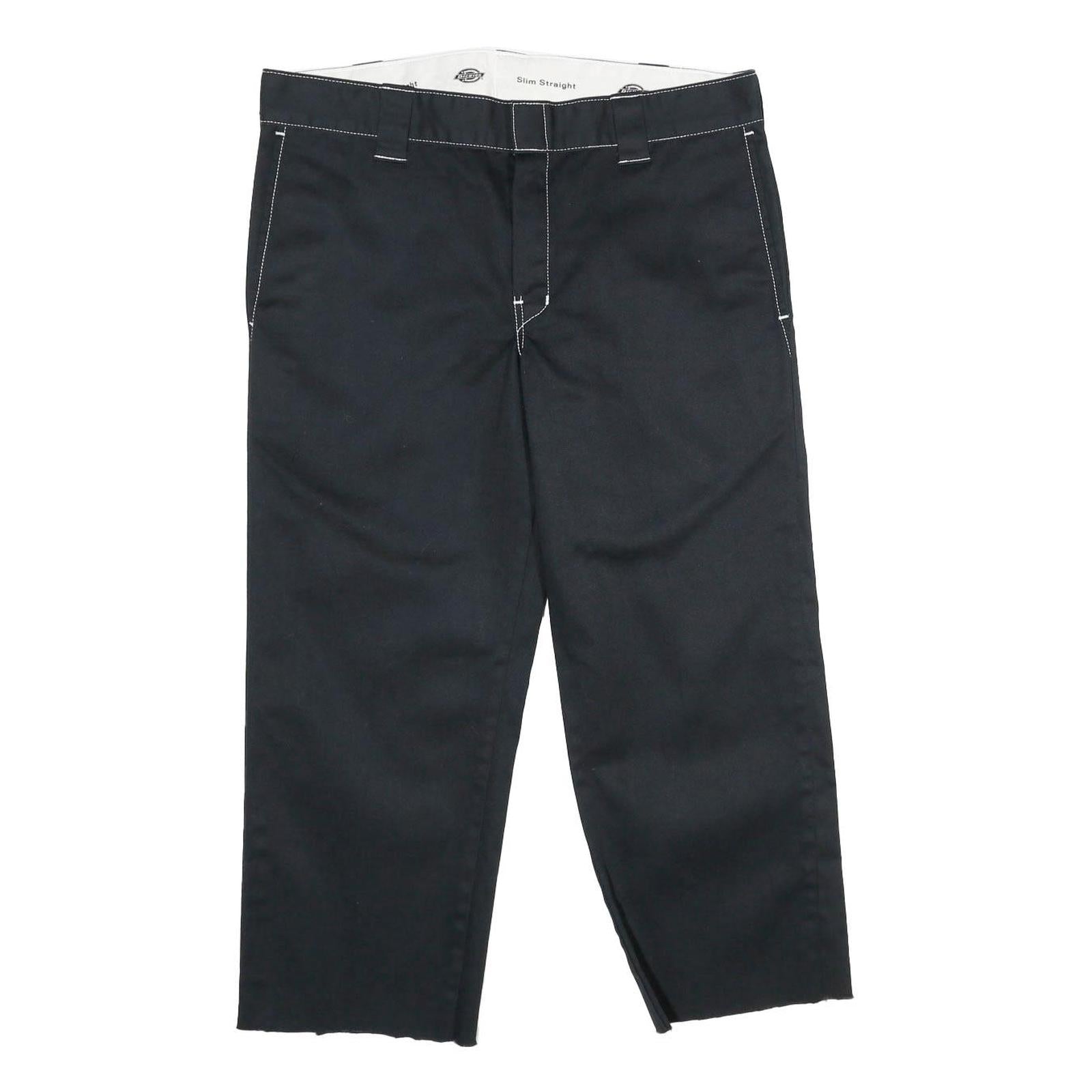 Buy DICKIES Mens Slim Black Trousers W34 L25 Workwear Zip Closure Classic Straight Refurbished - $37.69 DICKIES Mens Slim Black Trousers W34 L25 Workwear Zip Closure Classic Straight Refurbished - N/A refurbished available on Cerqular