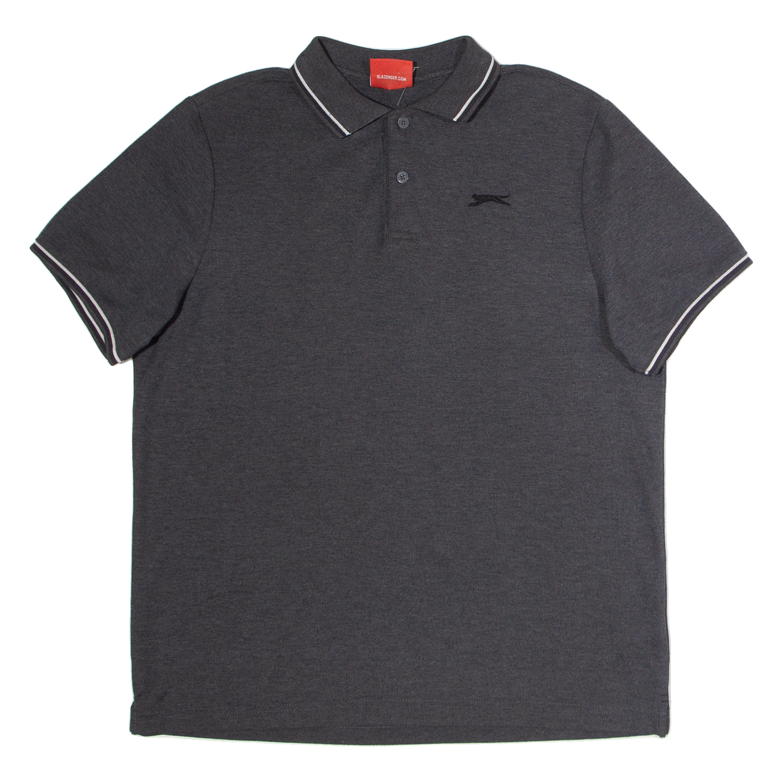 SLAZENGER Mens Polo Shirt Grey L Refurbished - N/A refurbished available on Cerqular