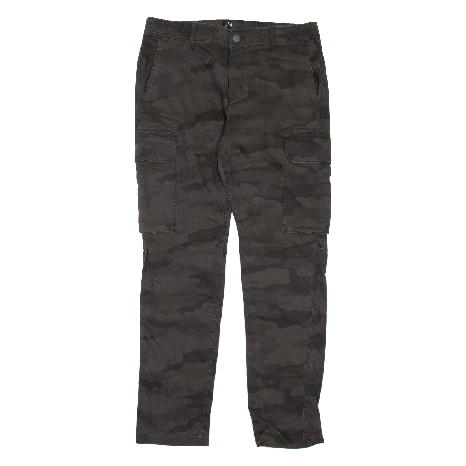C&A Mens Trousers Brown Regular Tapered W34 L32 Refurbished - N/A refurbished available on Cerqular