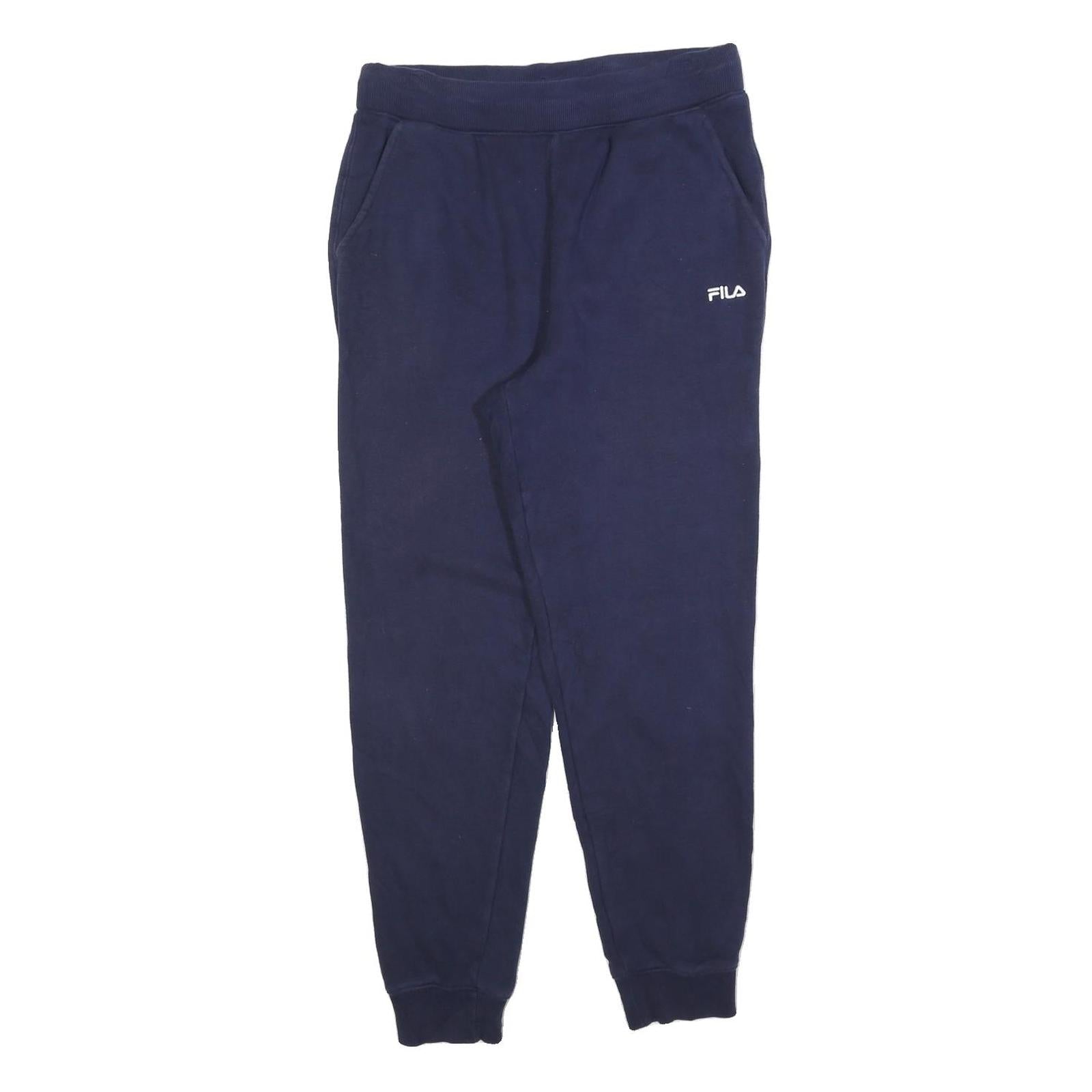 FILA Mens Joggers Blue M W30 L28 Slim Tapered Cotton Blend Casual Style Refurbished - N/A refurbished available on Cerqular