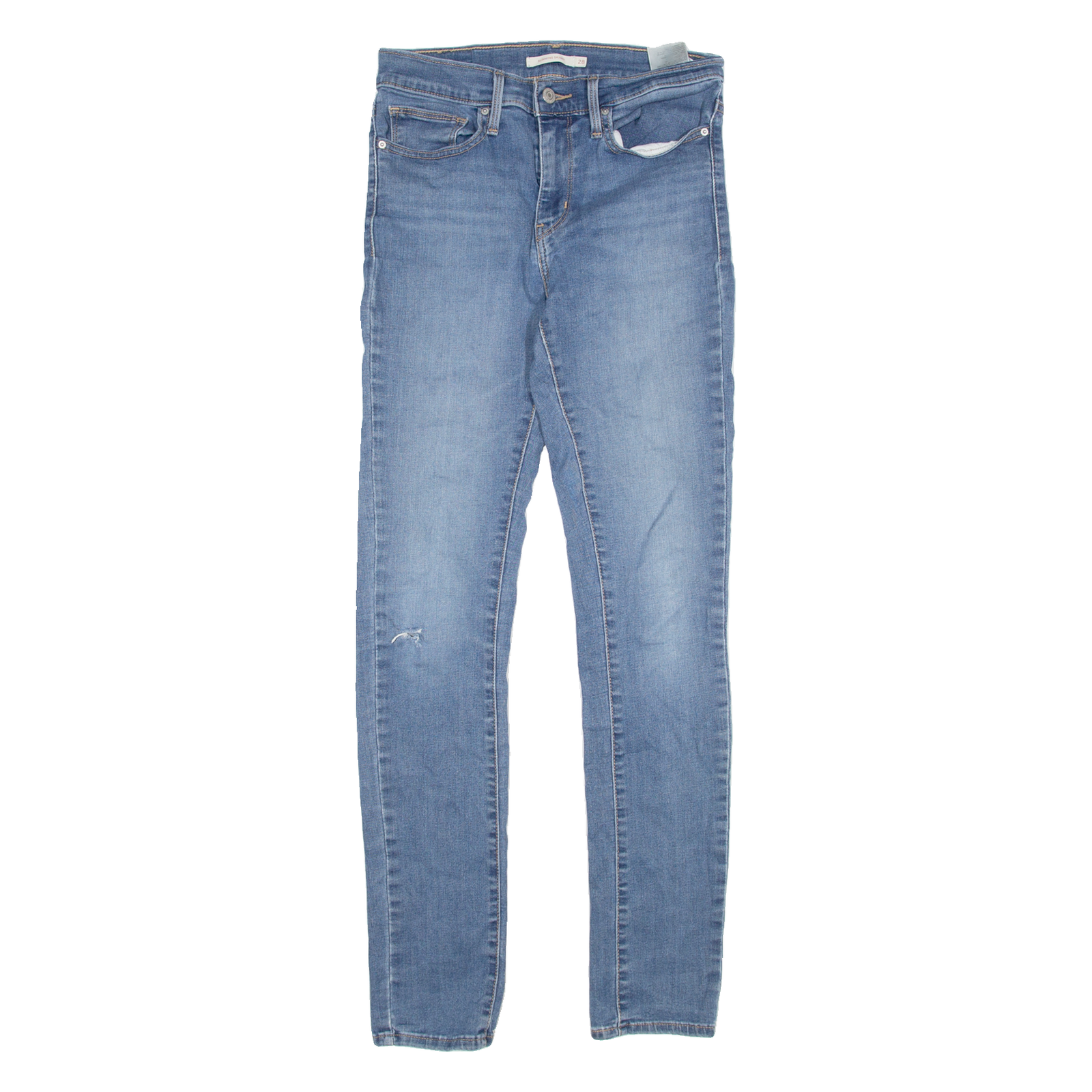 LEVI'S Womens Jeans Blue Slim Skinny W28 L28 Refurbished - N/A refurbished available on Cerqular