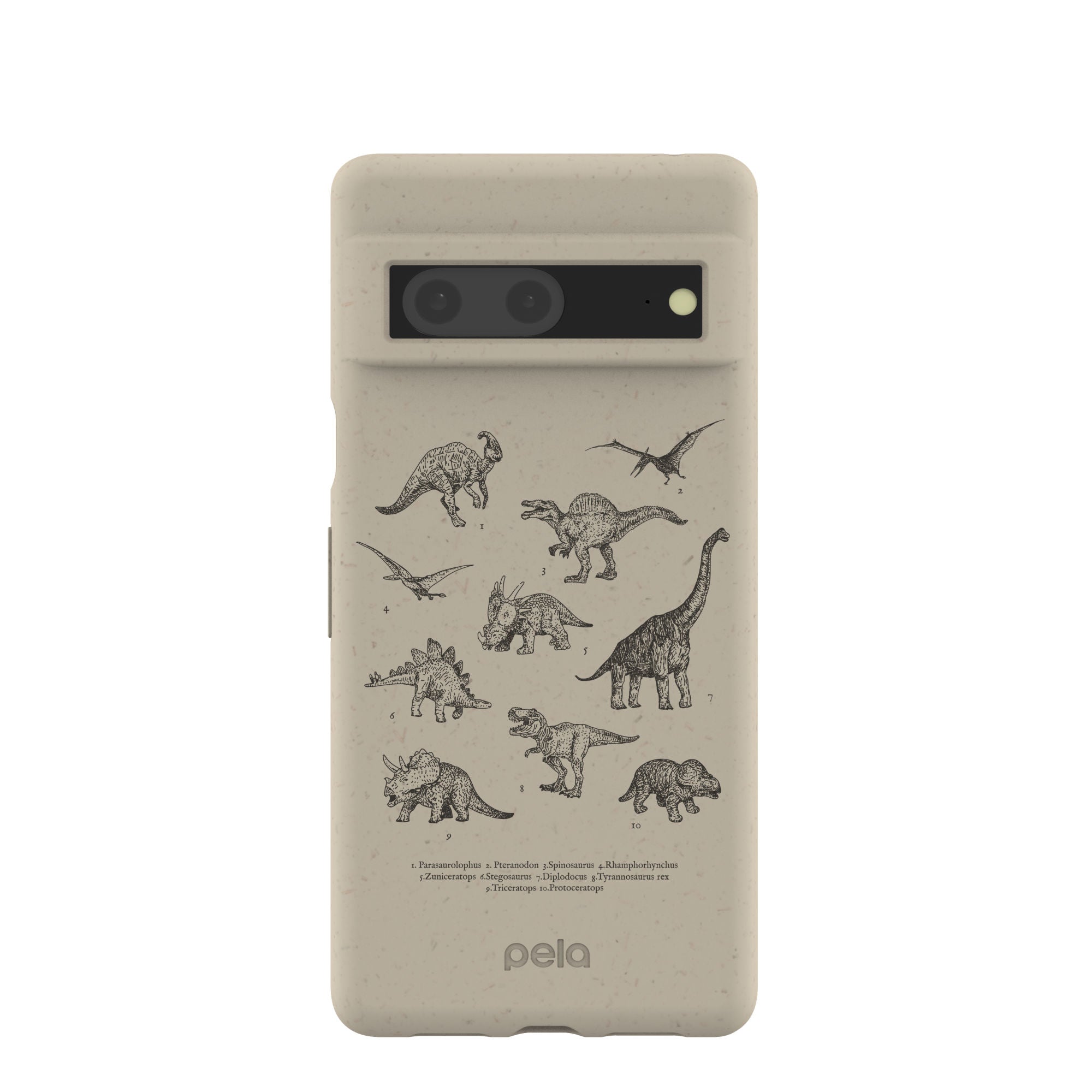 London Fog Dinosaurology Google Pixel 7 Case Refurbished - Pela Case refurbished available on Cerqular