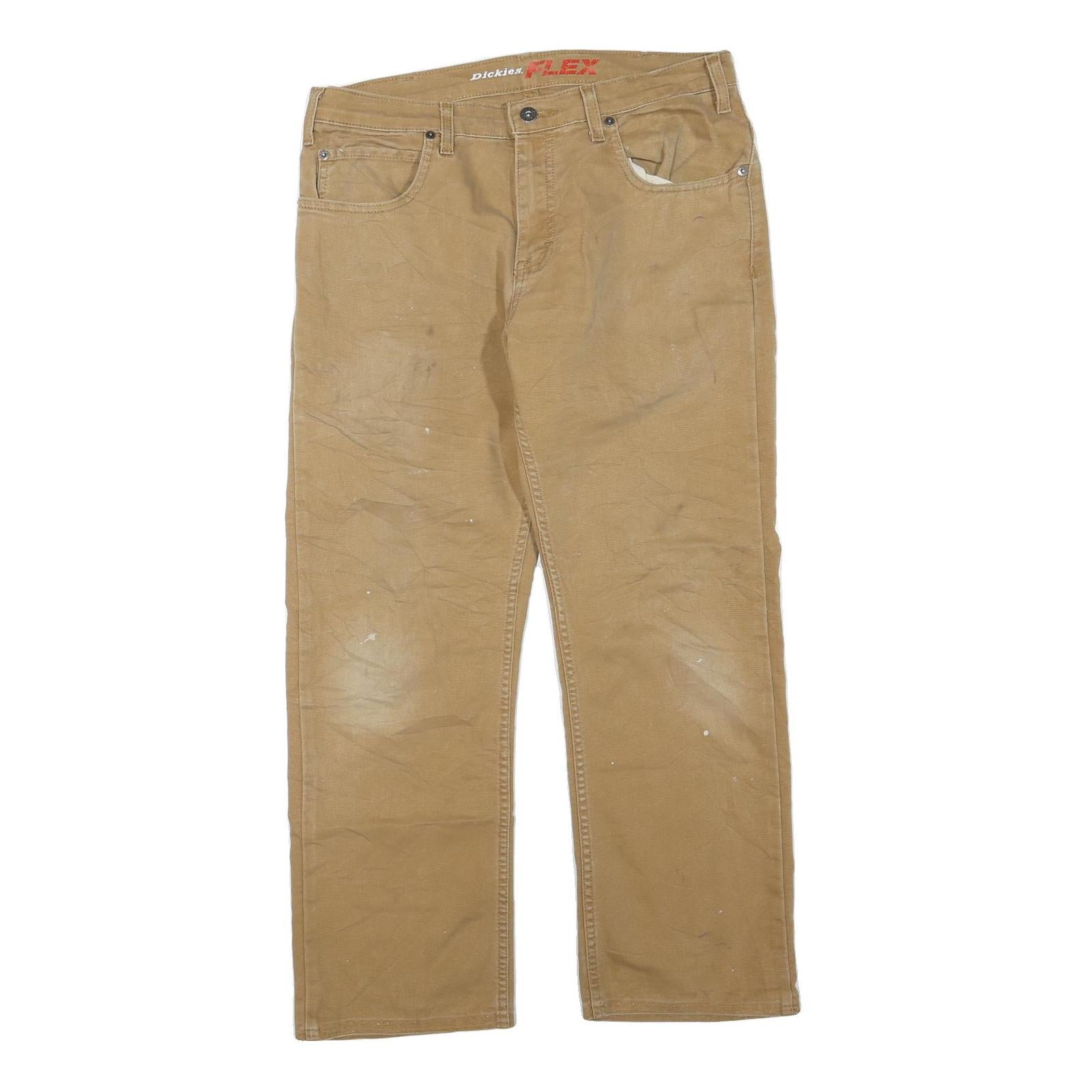 Buy DICKIES Mens Regular Beige Cotton Blend Workwear Trousers W34 L27 Zip Closure Refurbished - $40.29 DICKIES Mens Regular Beige Cotton Blend Workwear Trousers W34 L27 Zip Closure Refurbished - N/A refurbished available on Cerqular