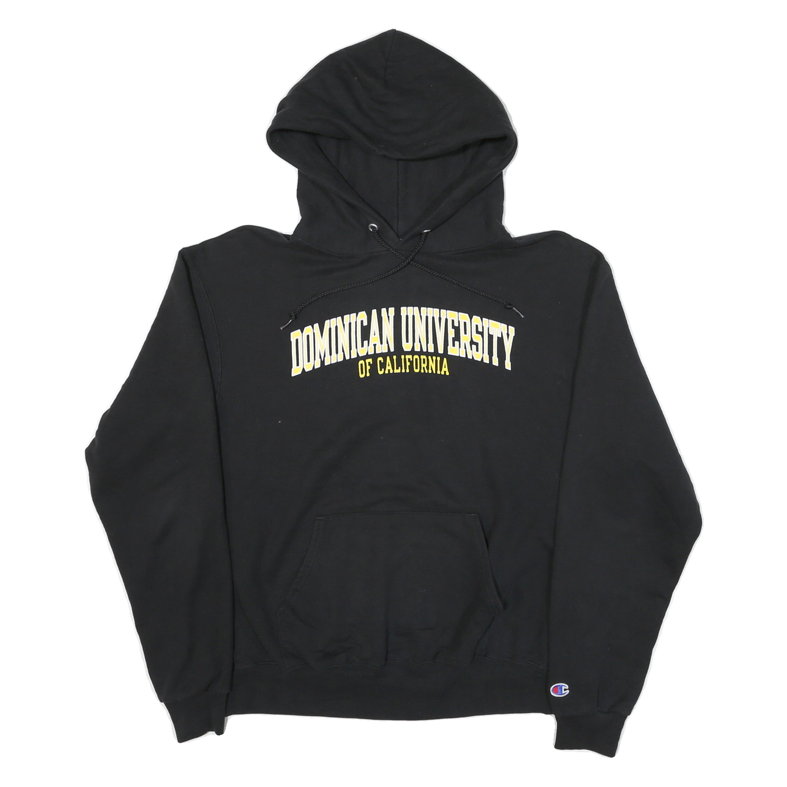 CHAMPION Mens Black Dominican University Of California Pullover Hoodie M Refurbished - N/A refurbished available on Cerqular