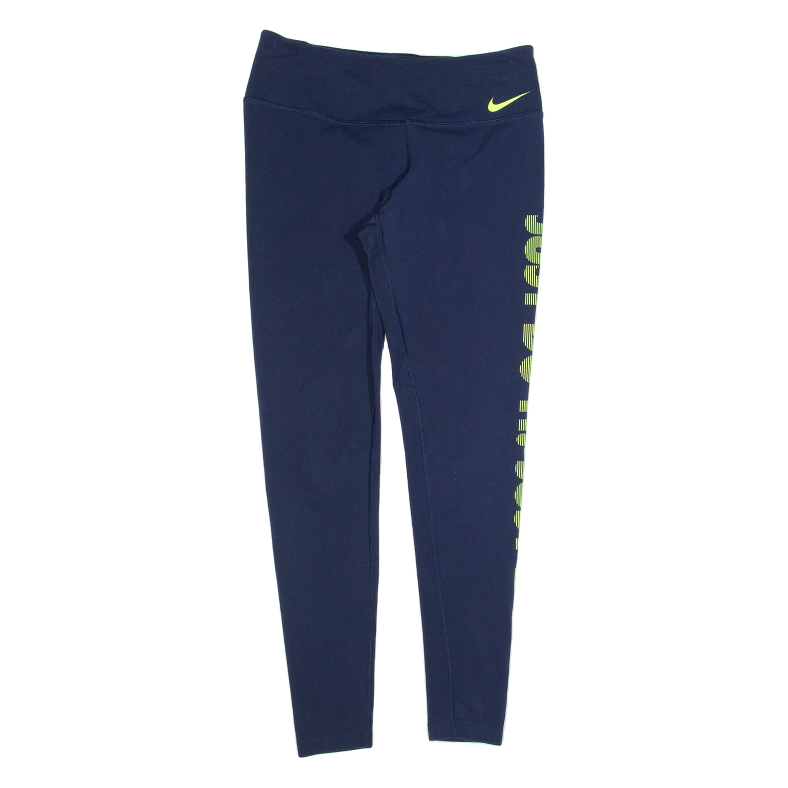 NIKE Womens Leggings Blue Skinny M W28 L26 Refurbished - N/A refurbished available on Cerqular