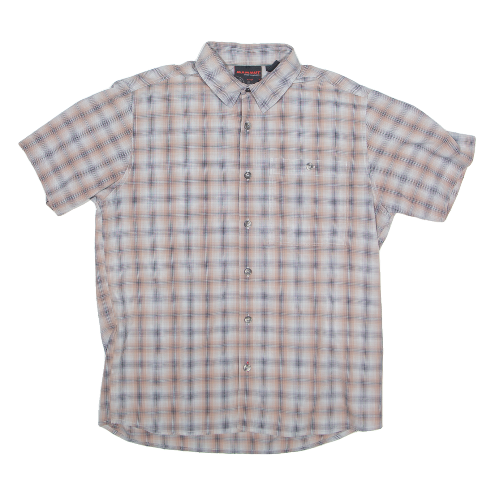 MAMMUT Utility Mens Shirt Grey Check M Refurbished - N/A refurbished available on Cerqular