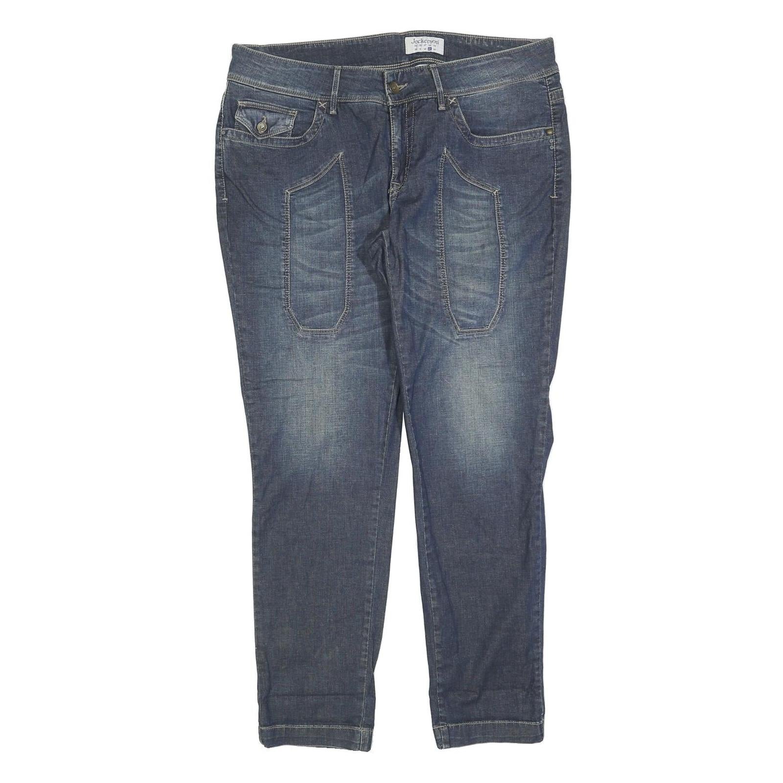 Buy JECKERSON Womens Blue Regular Straight Denim Jeans W33 L30 Stylish Cotton Blend Refurbished - $46.79 JECKERSON Womens Blue Regular Straight Denim Jeans W33 L30 Stylish Cotton Blend Refurbished - N/A refurbished available on Cerqular