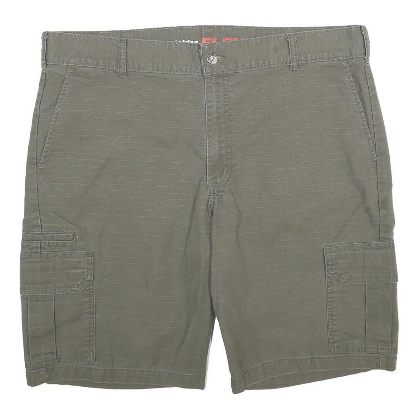 DICKIES Mens Cargo Shorts Green XL W40 Workwear Polyester Blend Casual Refurbished - N/A refurbished available on Cerqular