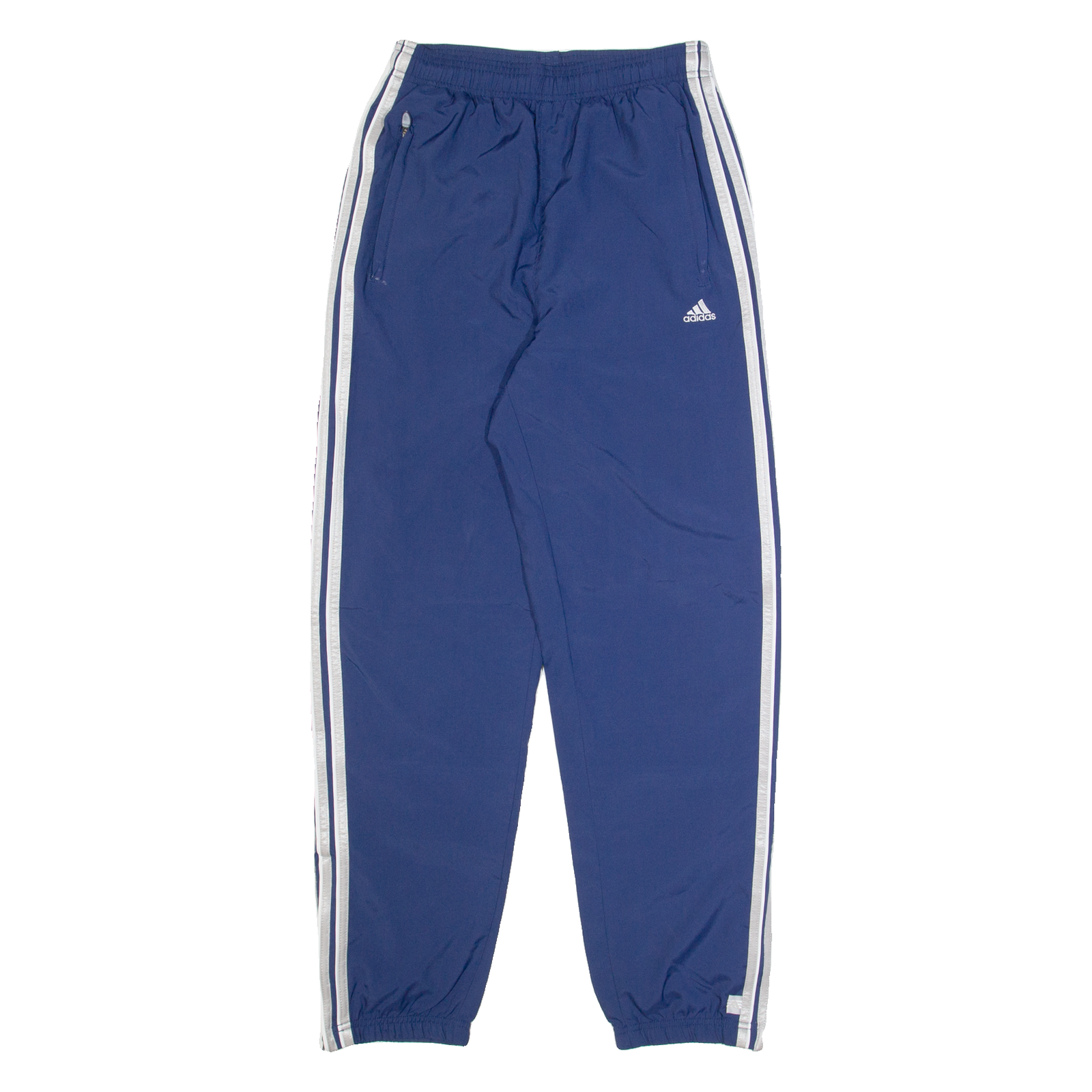 ADIDAS Womens Track Pants Blue Tapered S W26 L29 Refurbished - N/A refurbished available on Cerqular