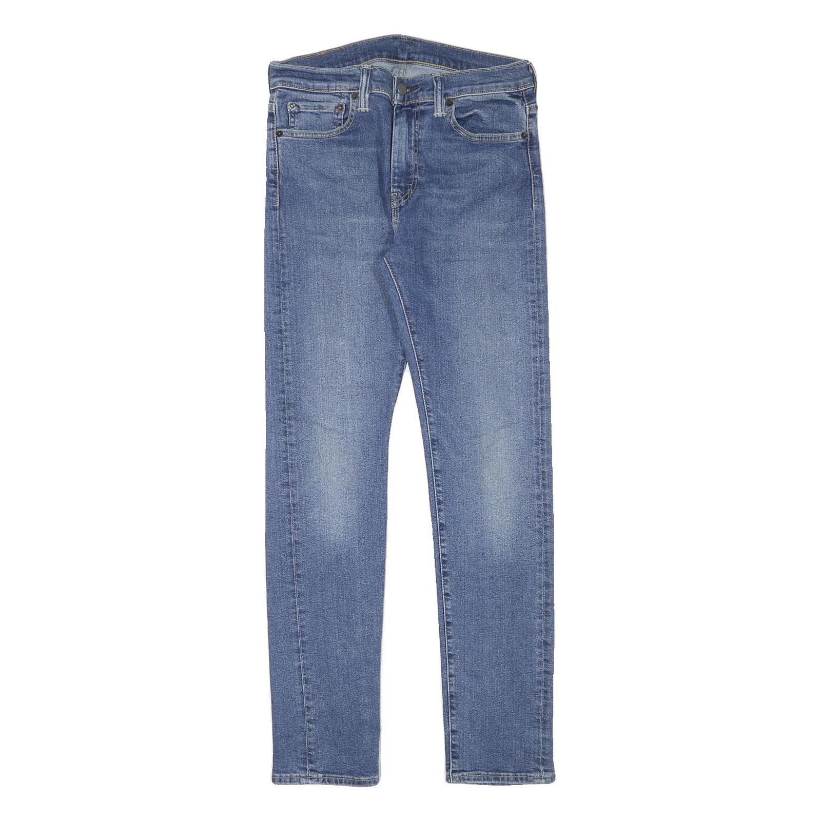 LEVI'S Mens Slim Blue Denim Jeans W28 L29 Zip Closure Classic Fit Stylish Refurbished - N/A refurbished available on Cerqular