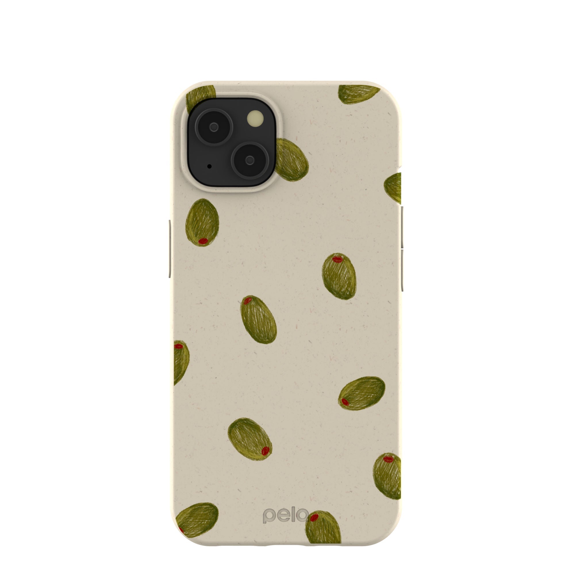 London Fog Olive Party iPhone 13 Case Refurbished - Pela Case refurbished available on Cerqular