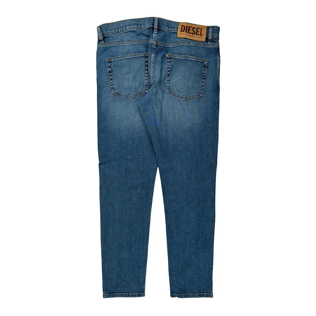 Diesel Slim Fit Jeans - 35W 30L Blue Cotton Refurbished - Thrifted (note: this is a term often used to describe second- refurbished available on Cerqular