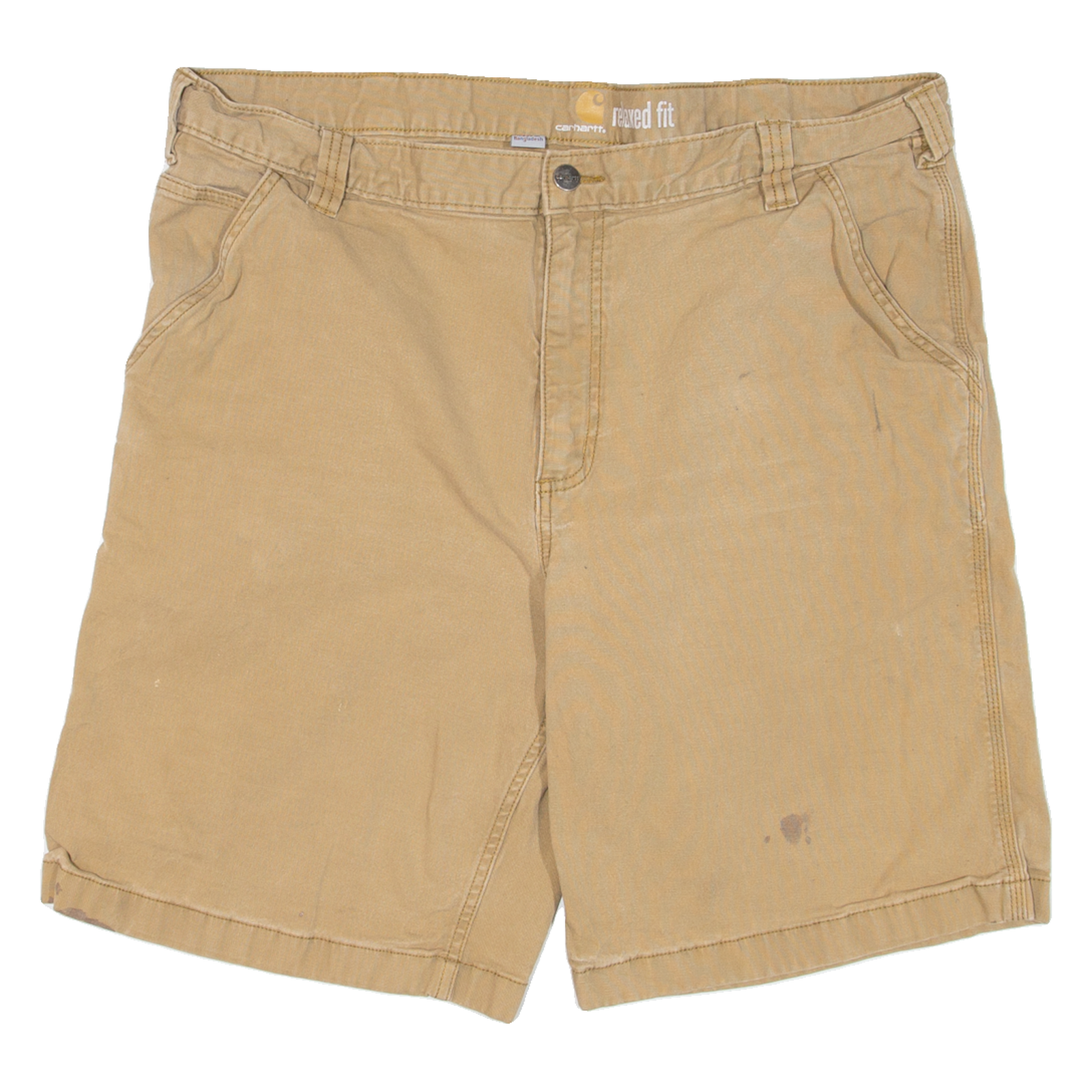 CARHARTT Mens Workwear Shorts Brown XL W40 Refurbished - N/A refurbished available on Cerqular
