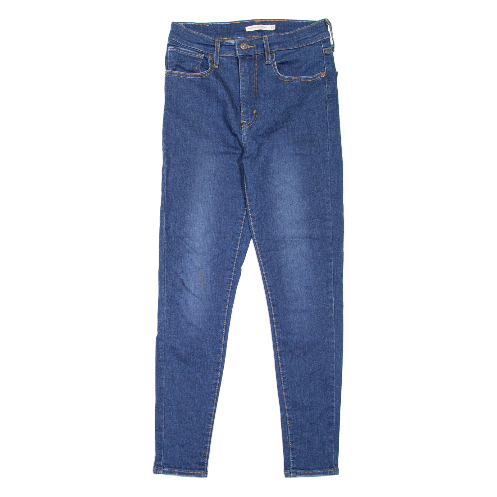 Buy LEVI'S Mile High Womens Jeans Blue Slim Skinny Stone Wash W27 L28 Refurbished - $31.19 LEVI'S Mile High Womens Jeans Blue Slim Skinny Stone Wash W27 L28 Refurbished - N/A refurbished available on Cerqular