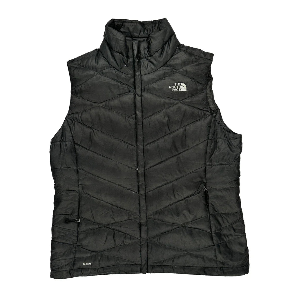 550 The North Face Gilet - Large Black Polyester Refurbished - Thrifted (note: this is a term often used to describe second- refurbished available on Cerqular