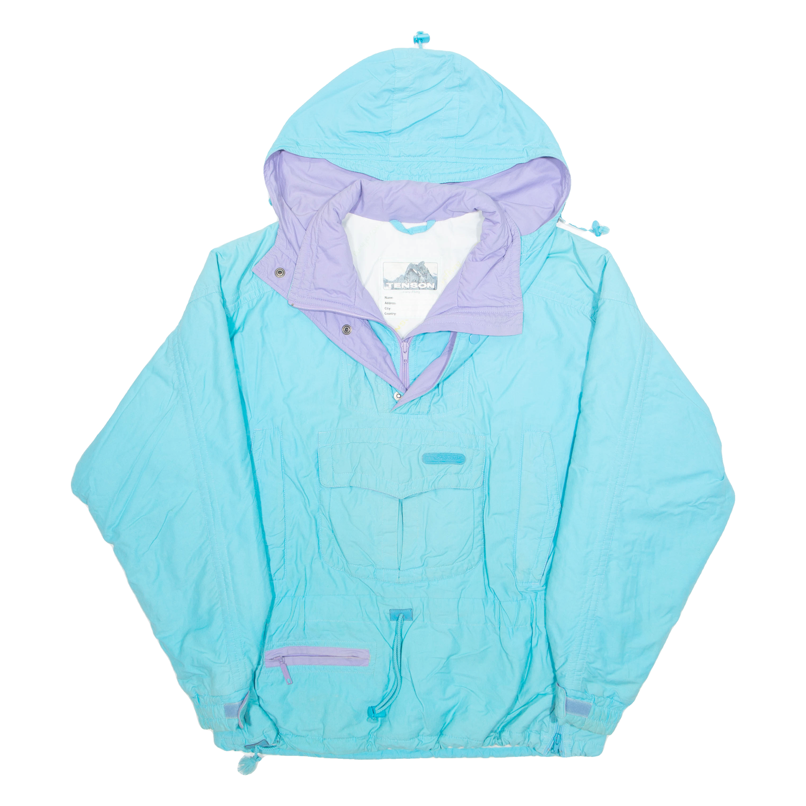 TENSON Womens Pullover Coat Blue Hooded L Refurbished - N/A refurbished available on Cerqular
