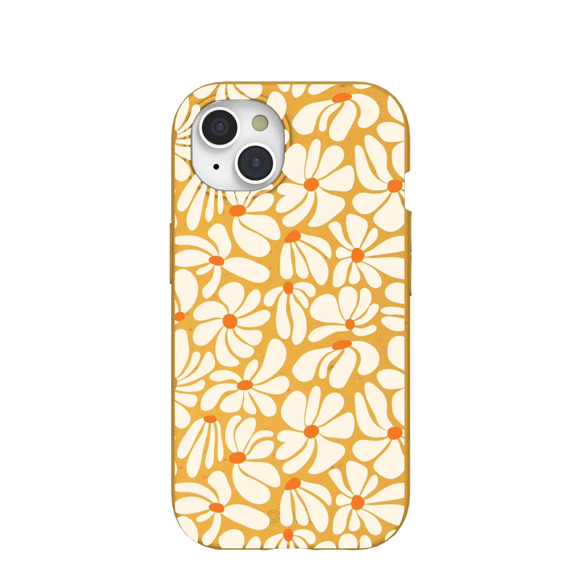 Honey Funky Petals iPhone 15 Case Refurbished - Pela Case refurbished available on Cerqular