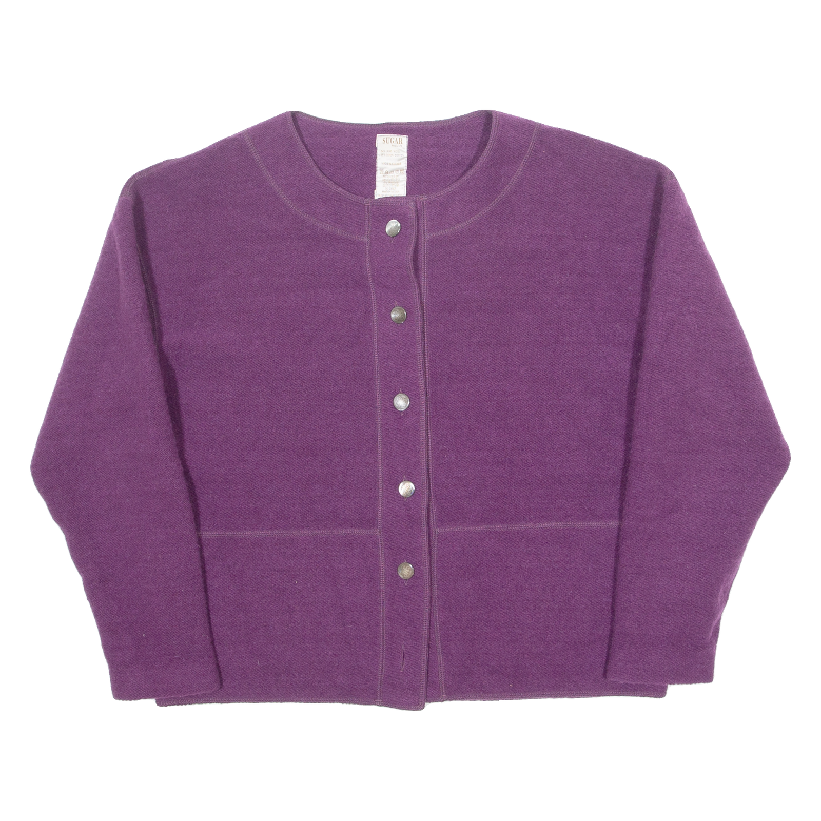 Buy SUGAR Womens Jacket Purple Wool 90s M Refurbished - $36.39 SUGAR Womens Jacket Purple Wool 90s M Refurbished - N/A refurbished available on Cerqular