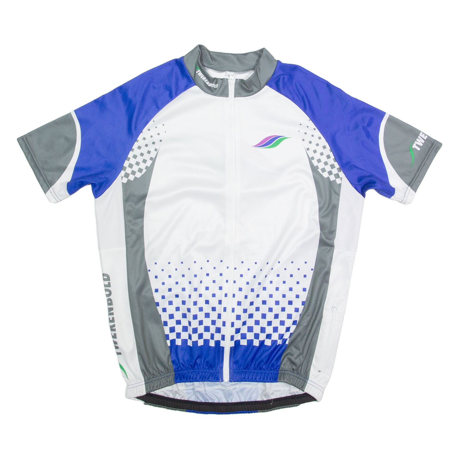 TWERENBOLD Cycling Zip Up Mens Jersey White High Neck L Refurbished - N/A refurbished available on Cerqular