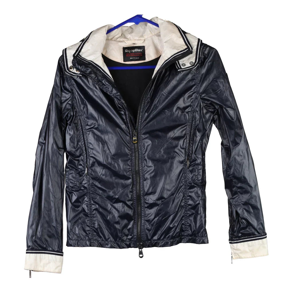 Refrigiwear Jacket - XS Navy Polyester Blend Refurbished - Thrifted (note: this is a term often used to describe second- refurbished available on Cerqular