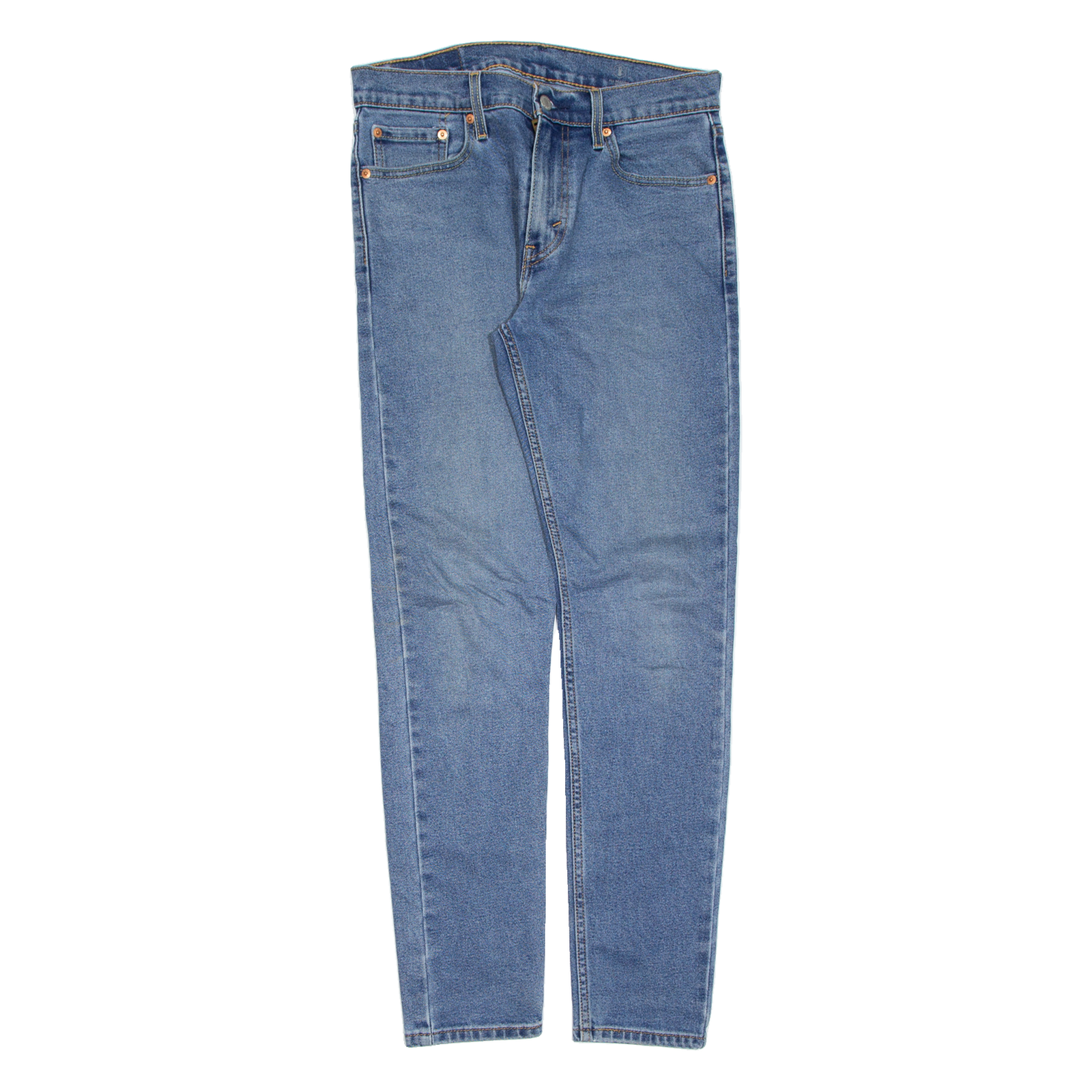 LEVI'S 512 Jeans Mens Blue Slim Tapered Stone Wash W30 L32 Refurbished - N/A refurbished available on Cerqular