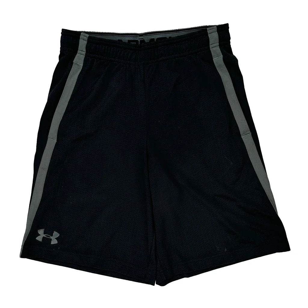 Buy Under Armour Sport Shorts - Medium Black Polyester Refurbished - $14.46 Under Armour Sport Shorts - Medium Black Polyester Refurbished - Thrifted (note: this is a term often used to describe second- refurbished available on Cerqular