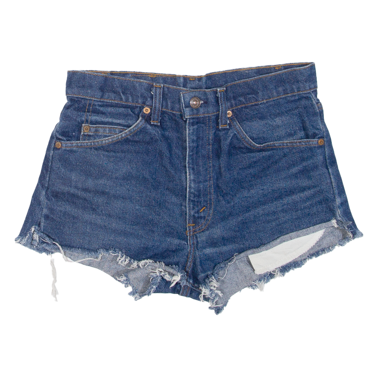 LEVI'S 205 05 0217 Orange Tag Womens Denim Shorts Blue M W30 Refurbished - N/A refurbished available on Cerqular
