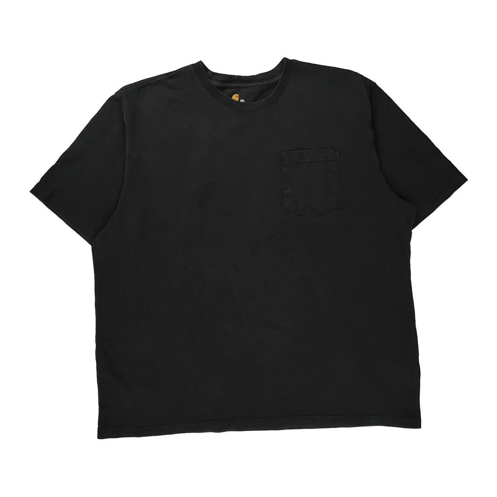 Buy Carhartt T-Shirt - 2XL Black Cotton Refurbished - $29.47 Carhartt T-Shirt - 2XL Black Cotton Refurbished - Thrifted (note: this is a term often used to describe second- refurbished available on Cerqular