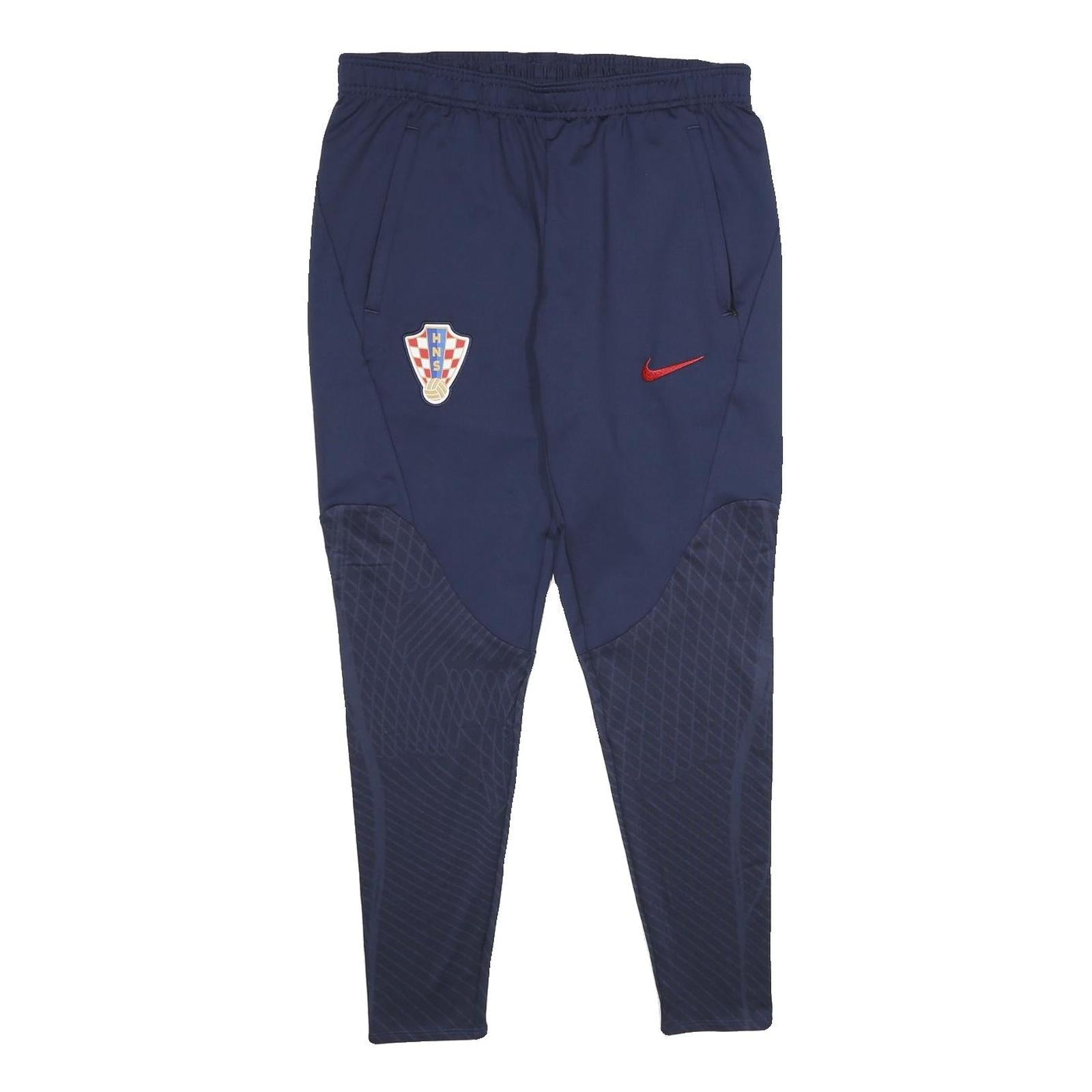 NIKE Mens Joggers Navy Blue Slim Tapered M W30 L28 HNS Crest Swoosh Refurbished - N/A refurbished available on Cerqular