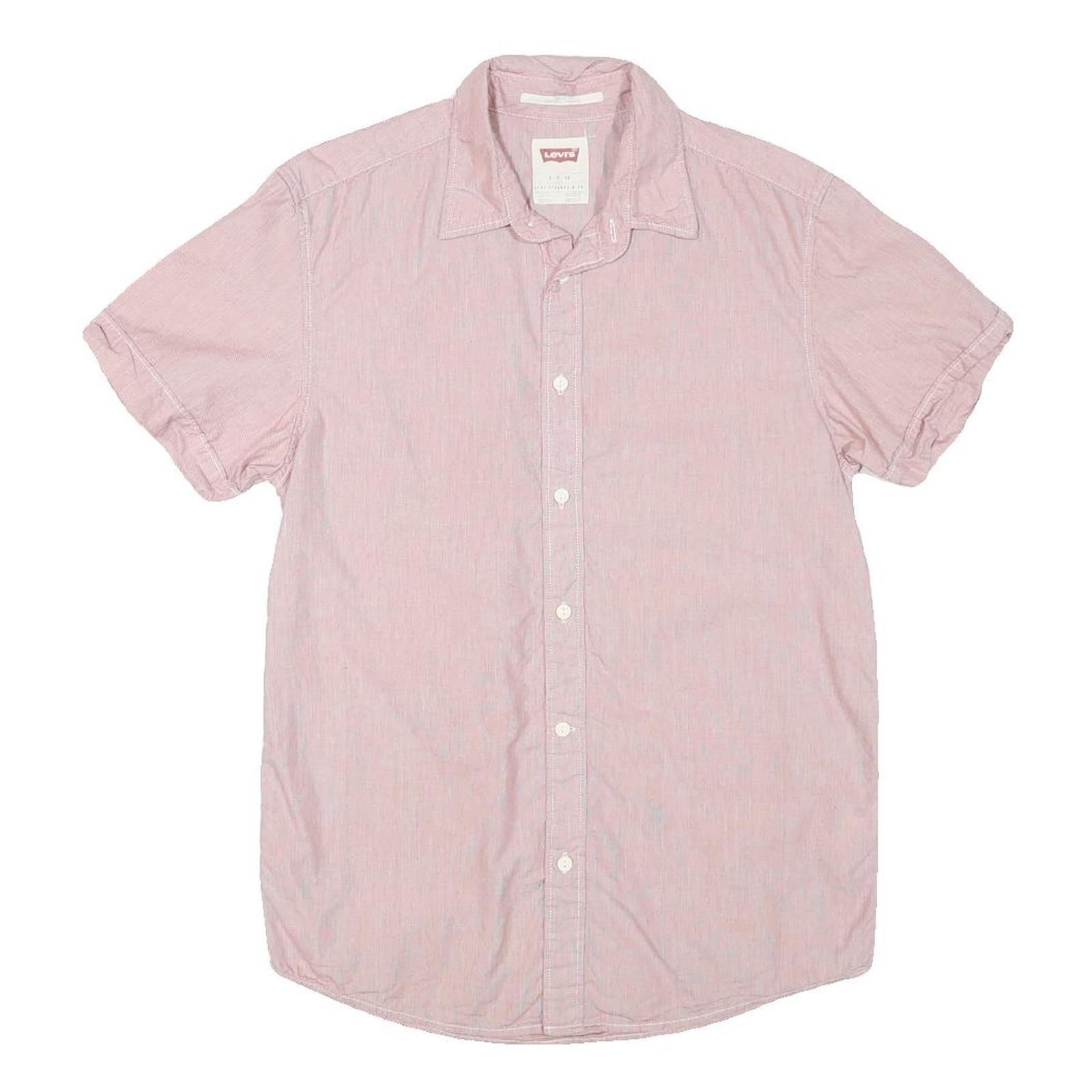 Buy LEVI'S Mens Pink Short Sleeve Shirt S Casual Cotton Summer Button Down Refurbished - $35.09 LEVI'S Mens Pink Short Sleeve Shirt S Casual Cotton Summer Button Down Refurbished - N/A refurbished available on Cerqular