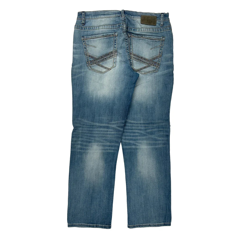 Bke Jeans - 34W 32L Light Wash Denim Refurbished - Thrifted (note: this is a term often used to describe second- refurbished available on Cerqular
