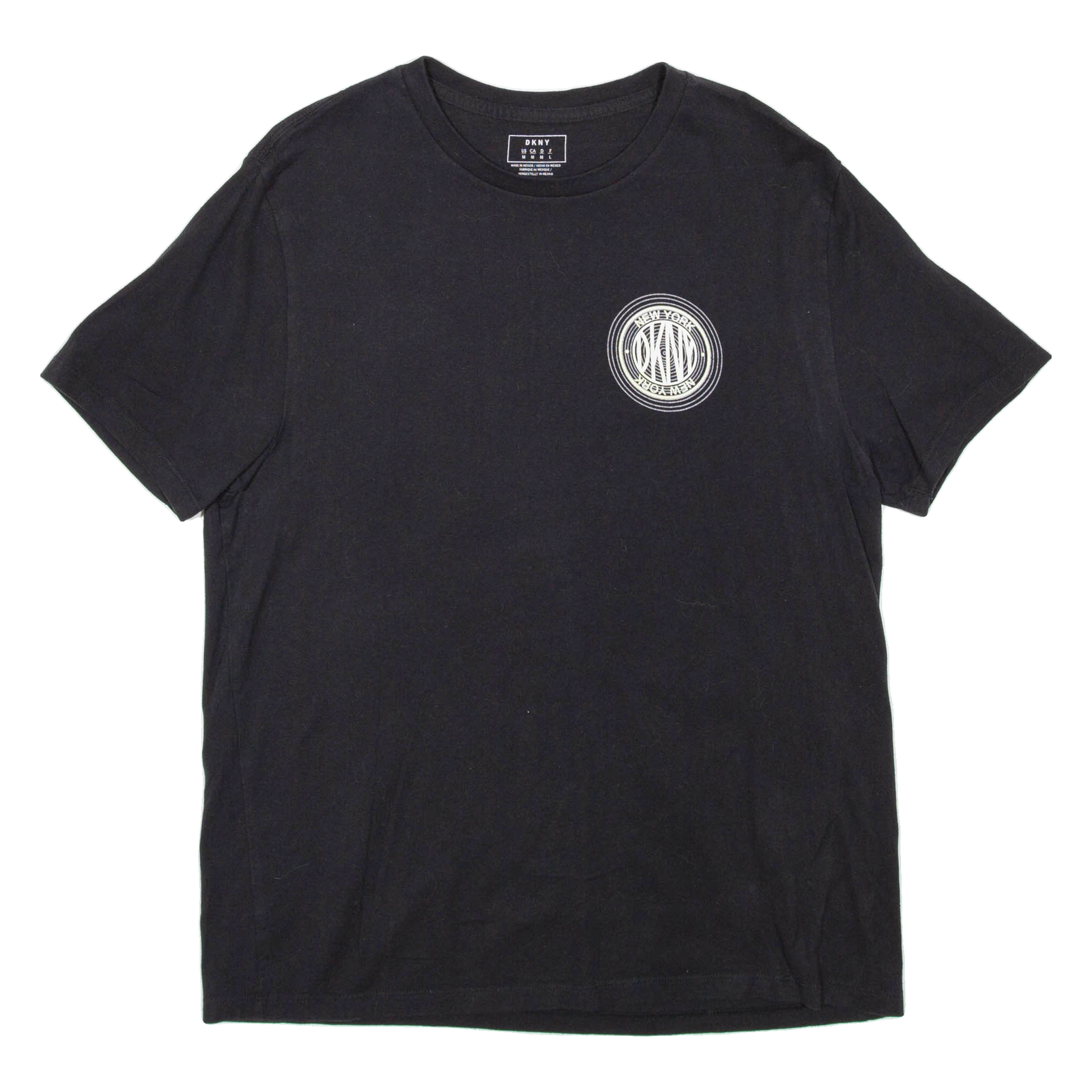 DKNY Mens T-Shirt Black M Refurbished - N/A refurbished available on Cerqular