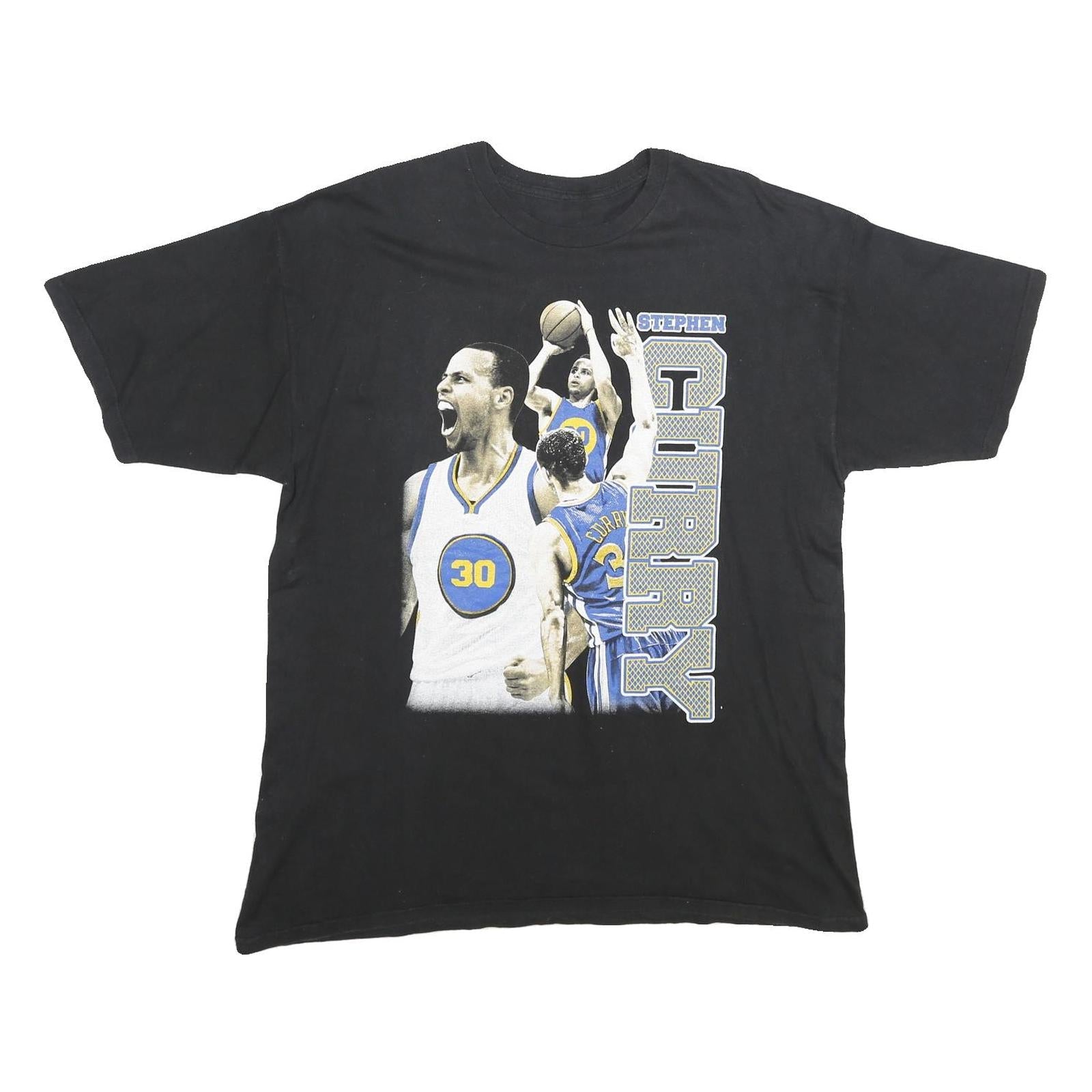 STEPHEN CURRY Mens Black Graphic T-Shirt XL Short Sleeve Crew Neck Basketball Refurbished - N/A refurbished available on Cerqular