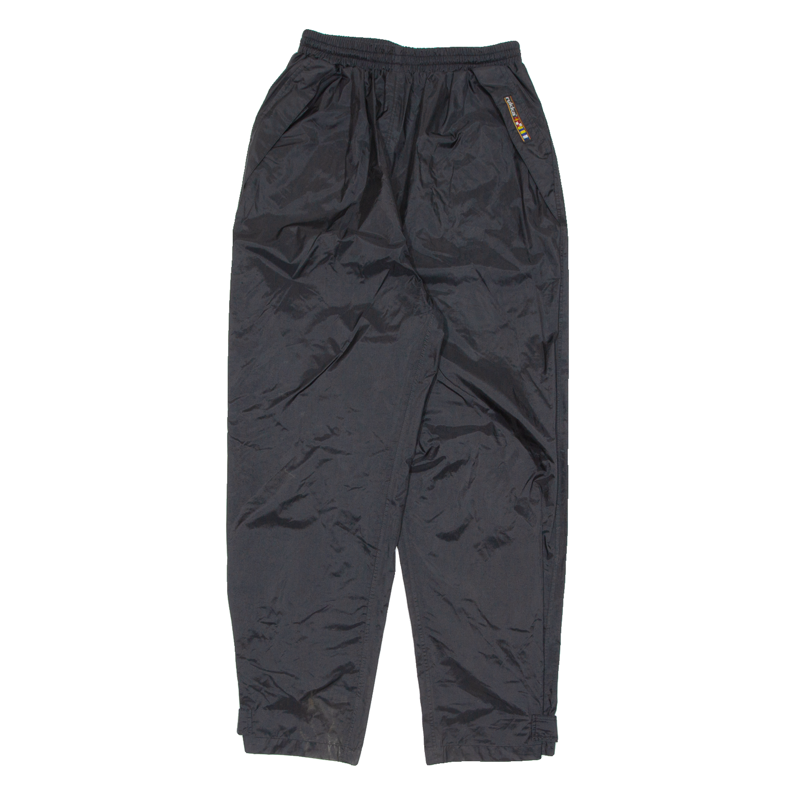 RUKKA Mens Rain Trousers Black Nylon Wide-Leg S W25 L28 Refurbished - N/A refurbished available on Cerqular