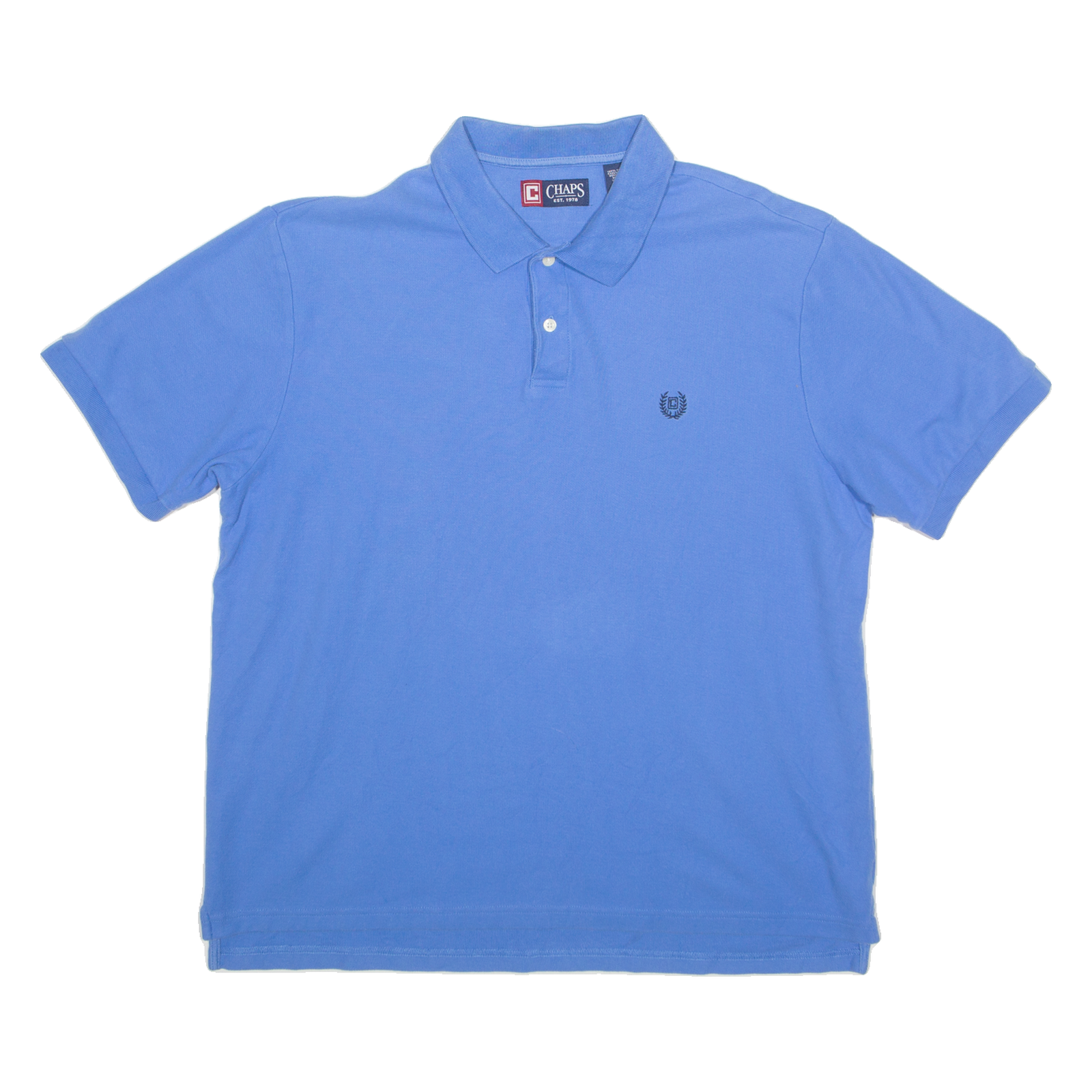 CHAPS Mens Polo Shirt Blue XL Refurbished - N/A refurbished available on Cerqular