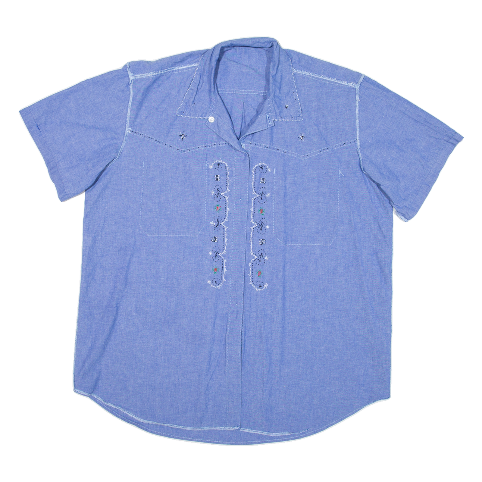 Womens Plain Shirt Blue 90s L Refurbished - N/A refurbished available on Cerqular